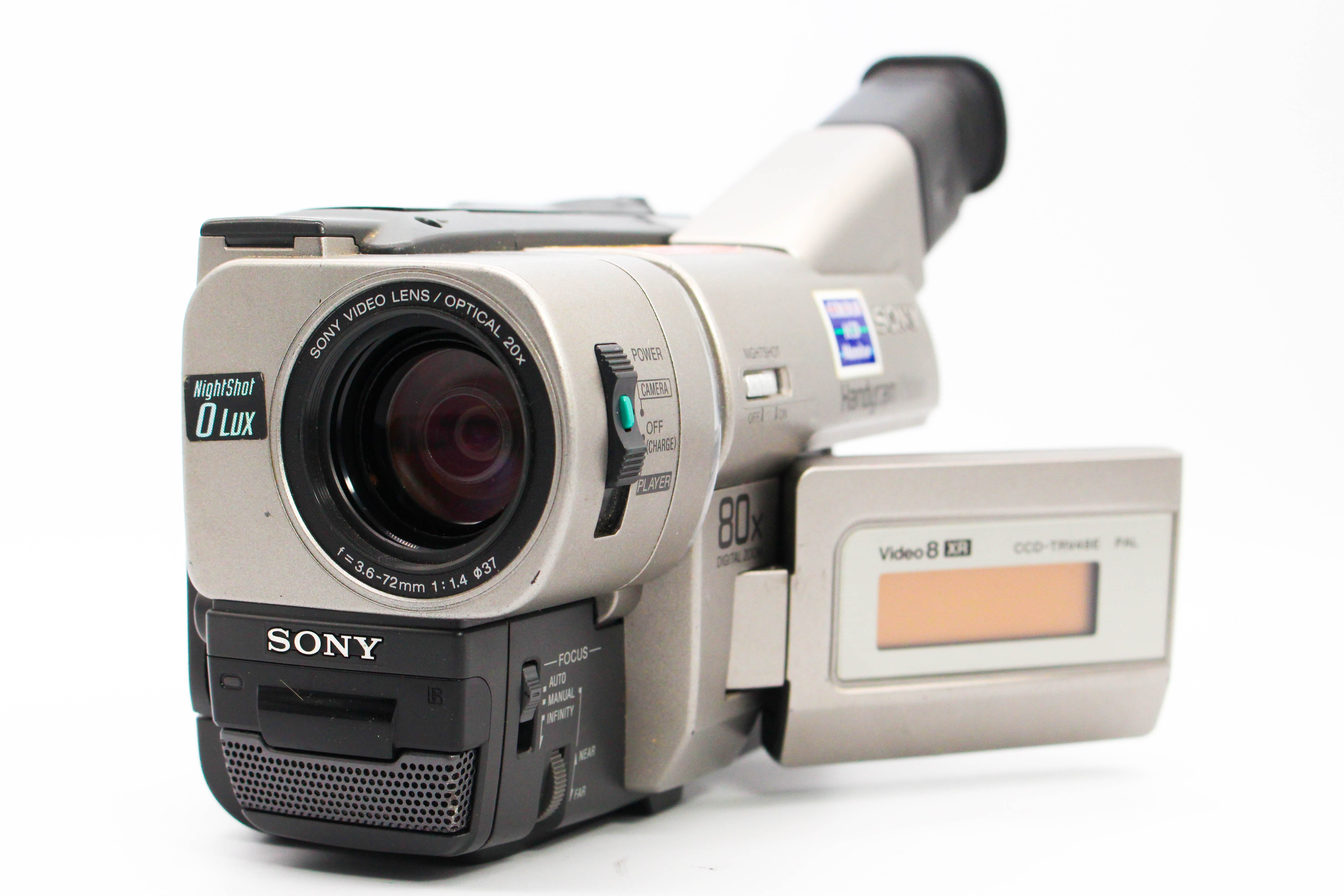 Sony CCD-TRV48E Hi8 8mm Analog Video Handycam Camera Camcorder - Tested Bundle