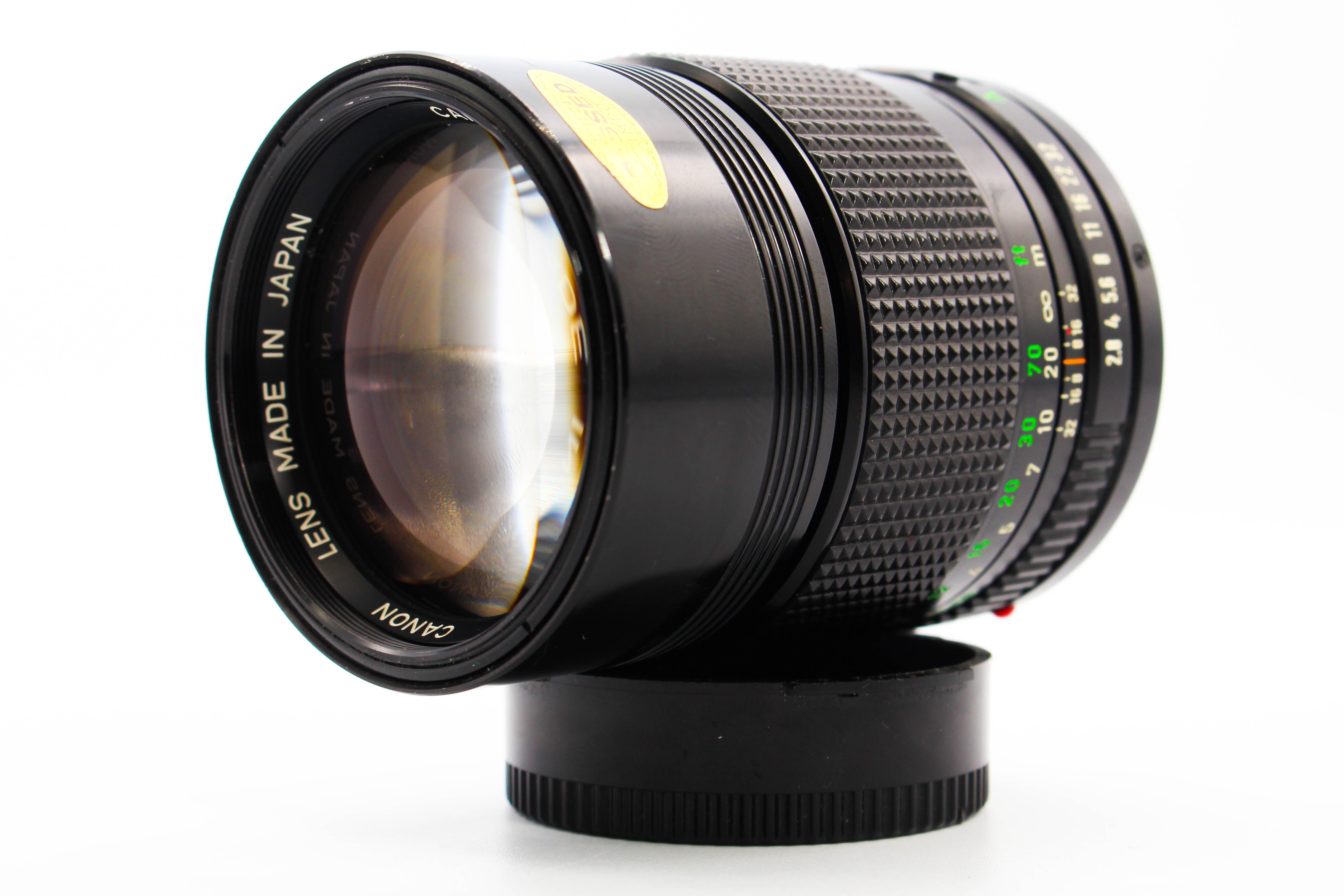 Canon Vintage 135mm f/2.8 FD Mount Prime Lens - Tested Bundle Excellent