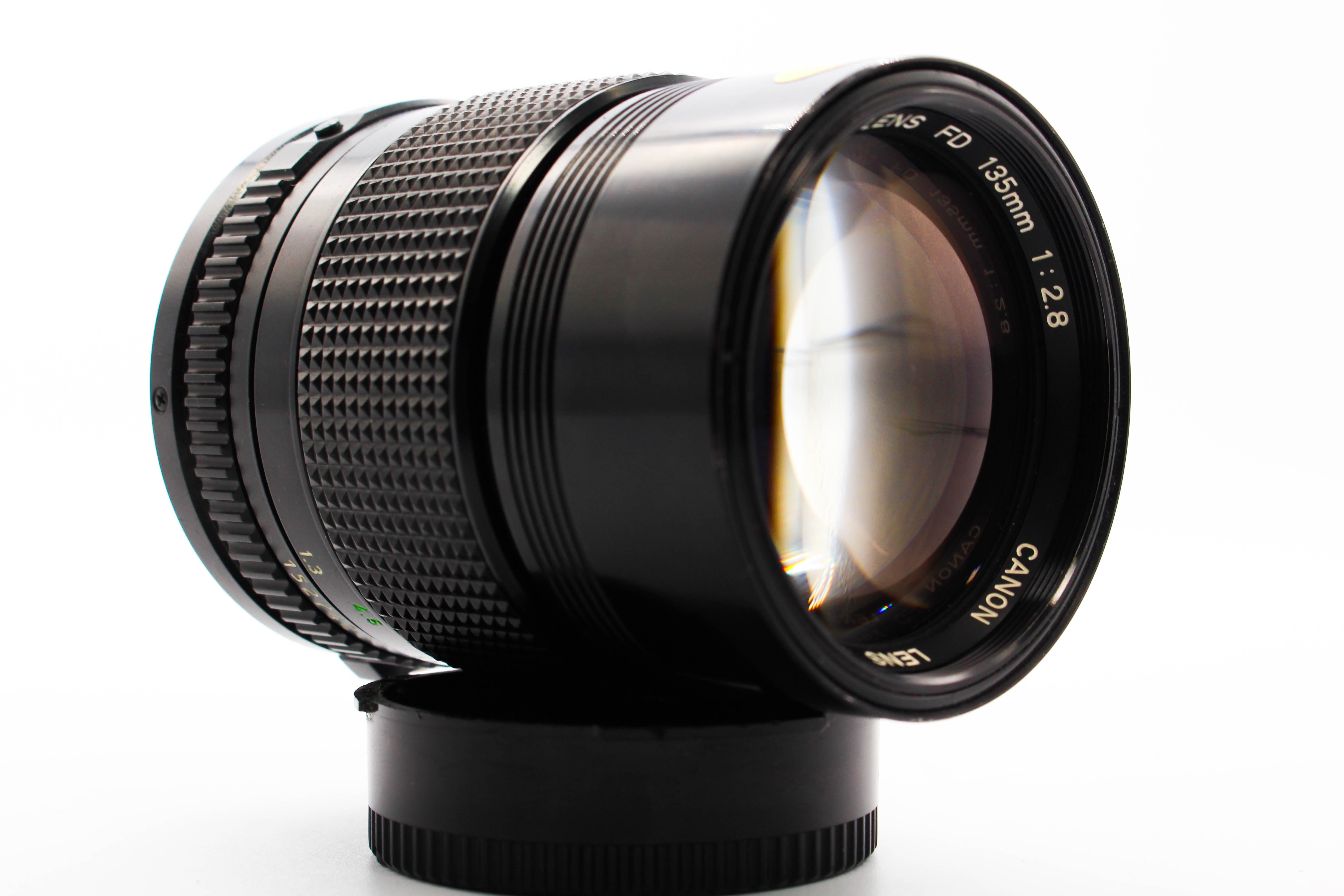 Canon Vintage 135mm f/2.8 FD Mount Prime Lens - Tested Bundle Excellent