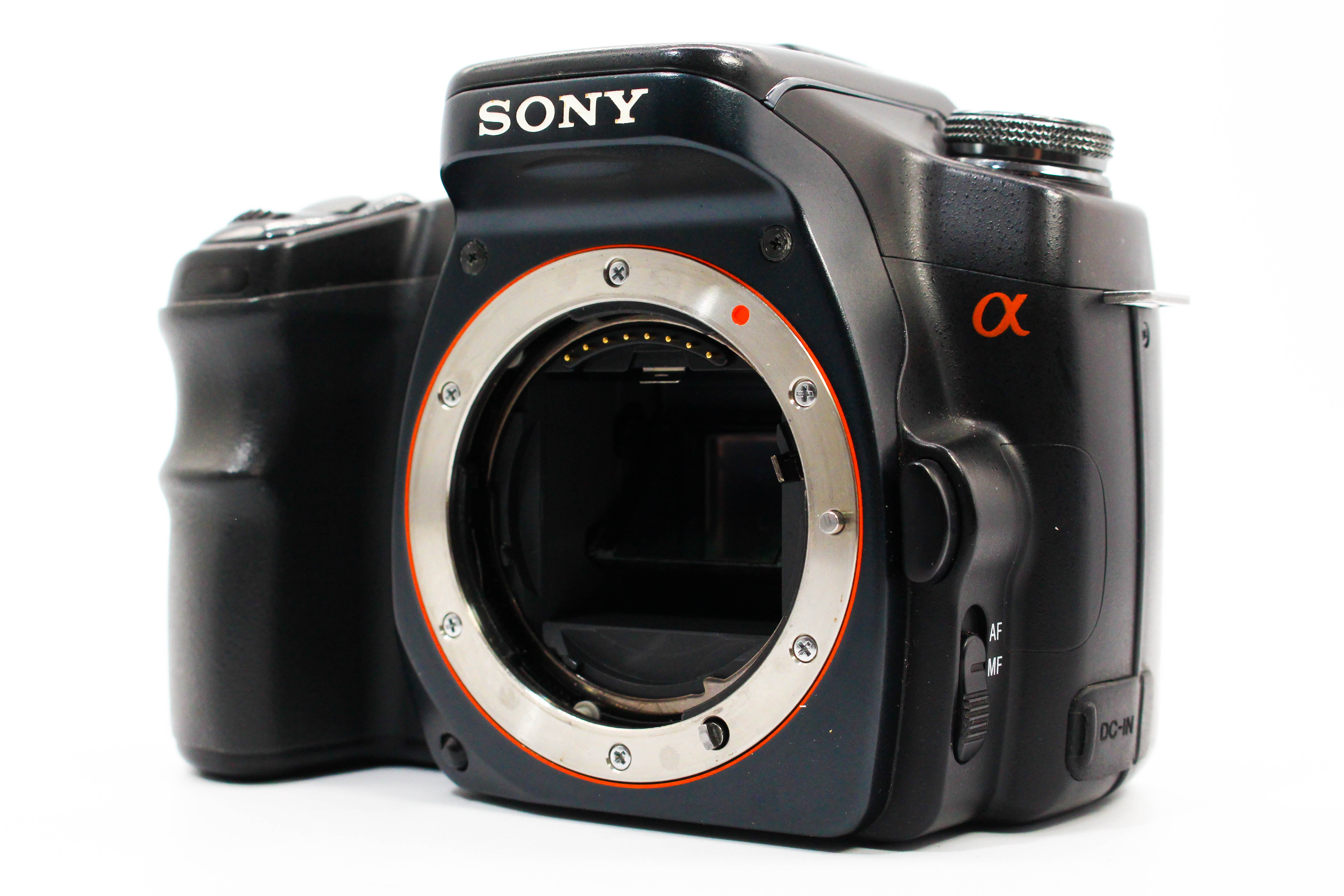 Sony DSLR-A100 CF Card Digital Photo DSLR Camera Body - Tested Bundle Good
