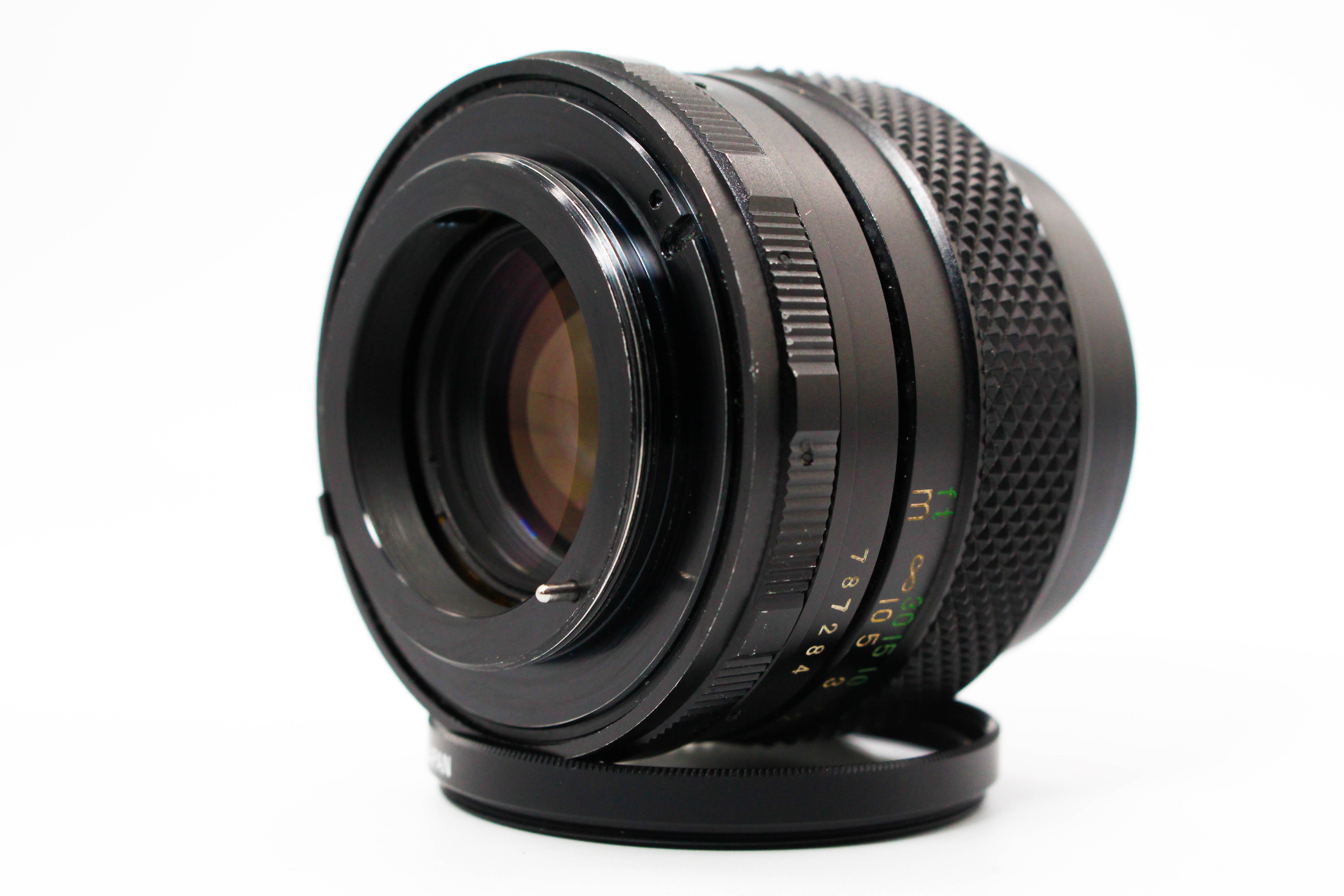 Fujinon EBC Fujica 55mm f/1.8 M42 Screw Mount Vintage Prime Lens - Tested Bundle Excellent
