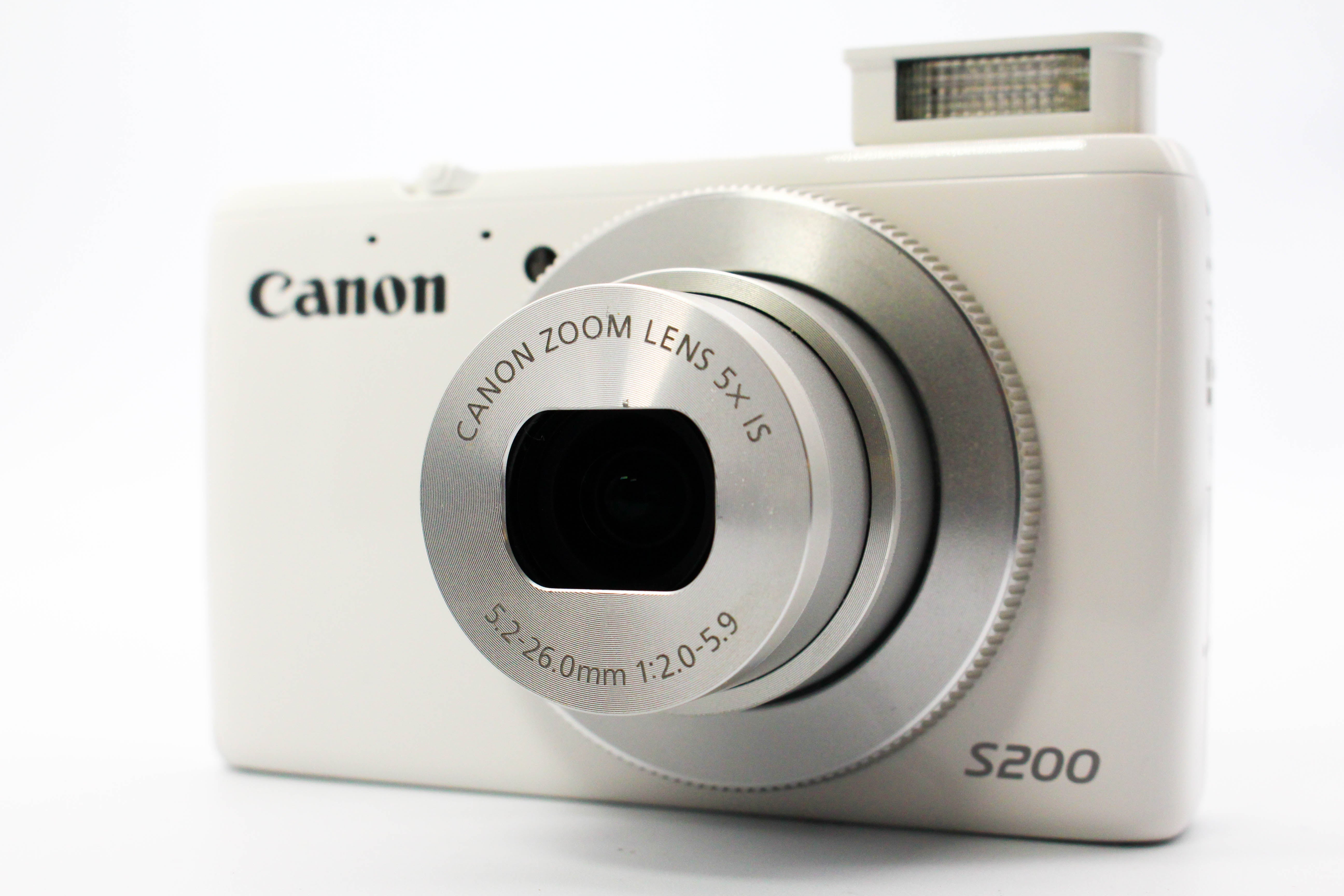 Canon Powershot S200 PC2033 SD Card Compact Digital Photo Video Camera Digicam - Tested Bundle Excellent