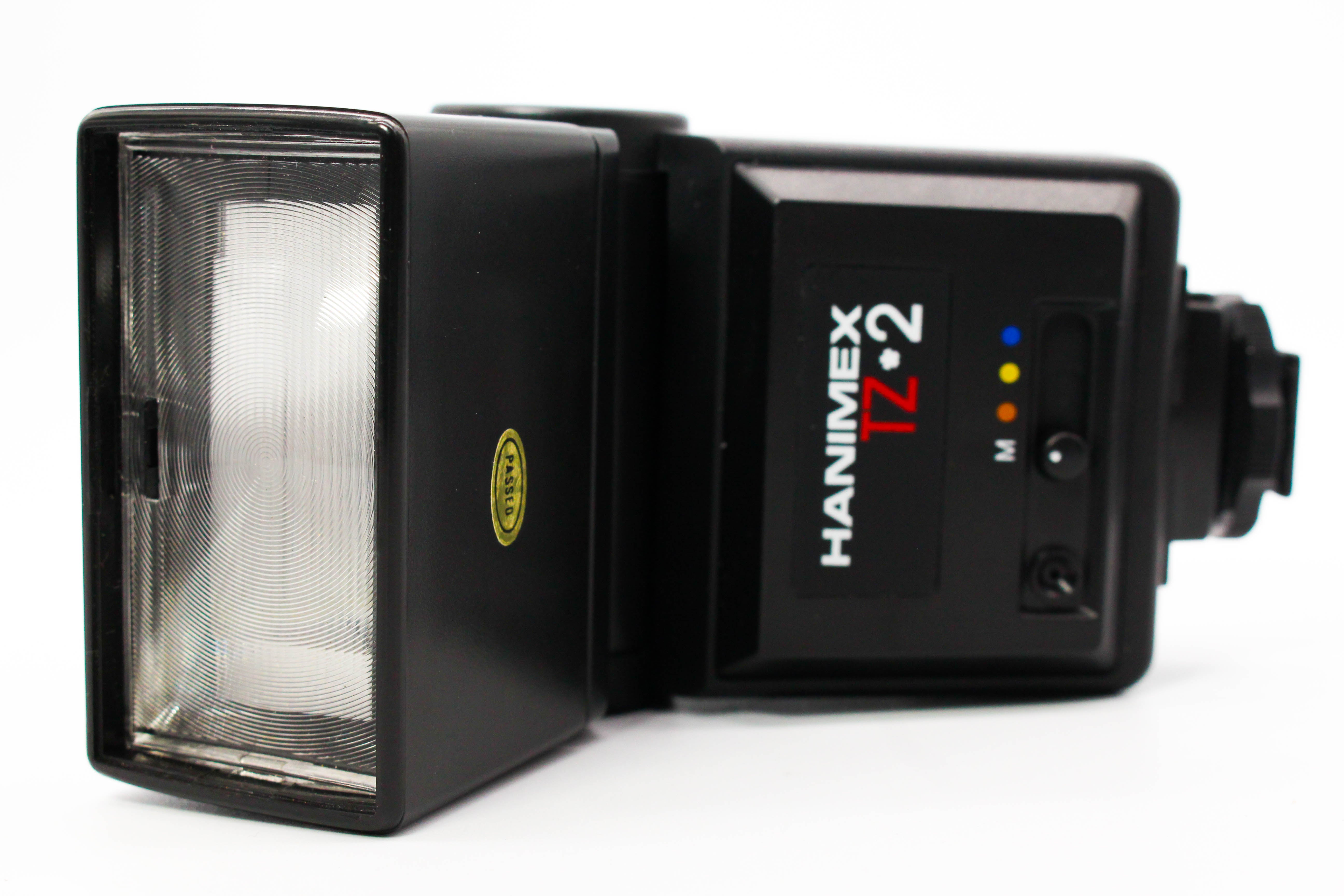 Hanimex TZ*2 Compact Zoom Thyristor Strobe Computer Zoom Bounce Flash - Tested Bundle Excellent