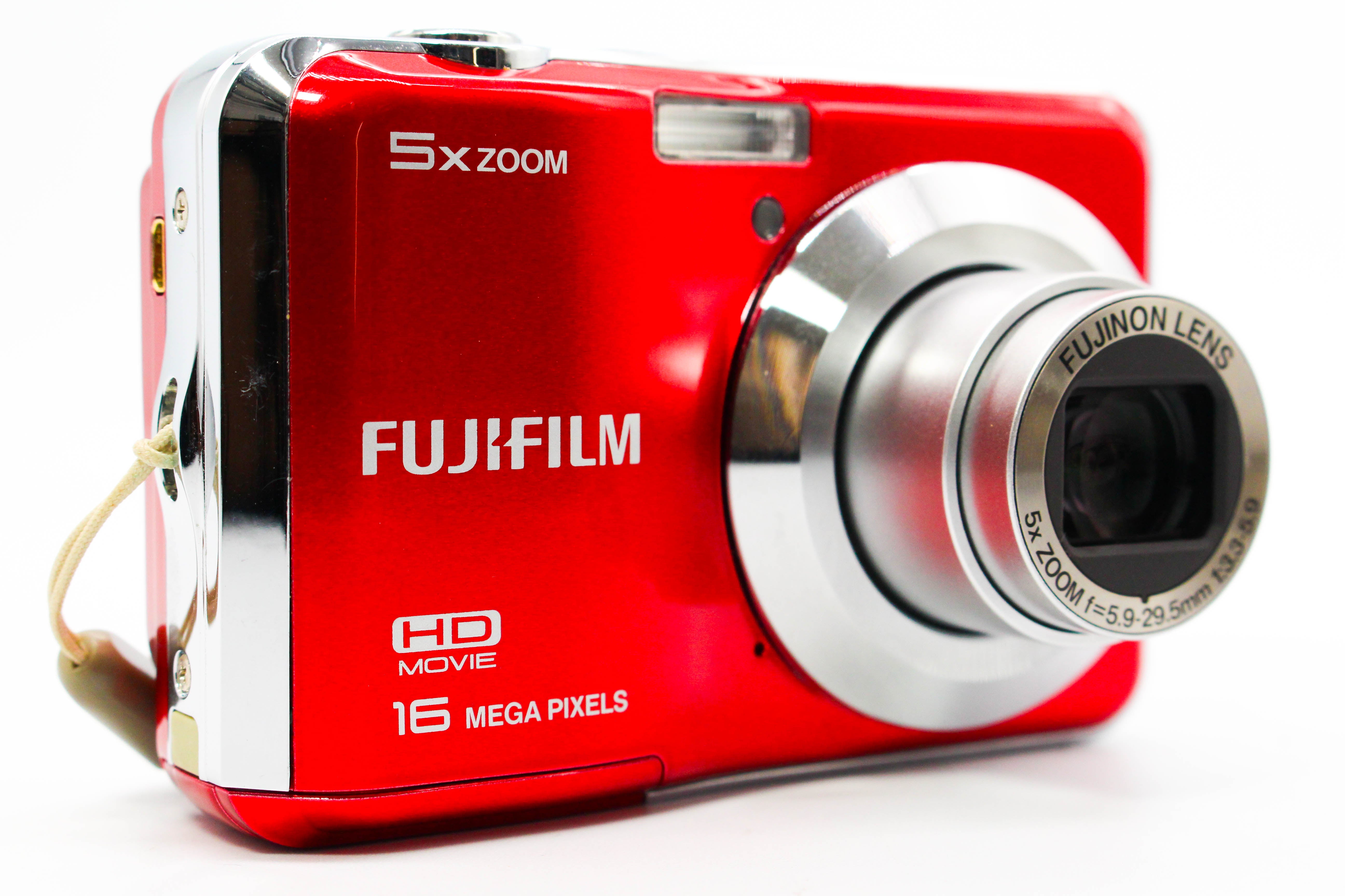 FujiFilm FinePix AX550 SD Card Digital Photo Video Camera Retro Digicam - Tested Bundle Good