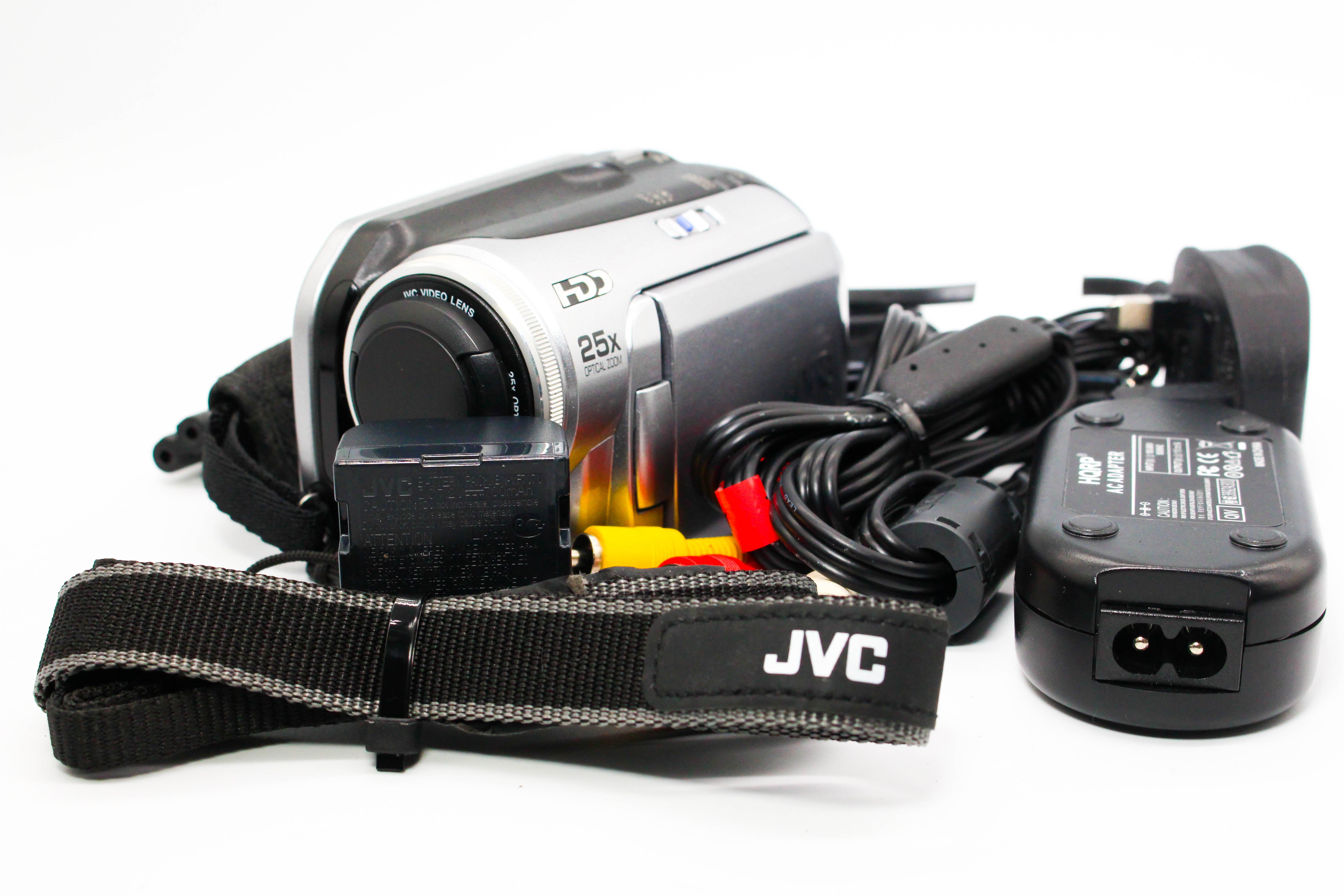 JVC GZ-MG20E HDD Digital Photo Video Handycam Camcorder Camera - Tested Bundle Good
