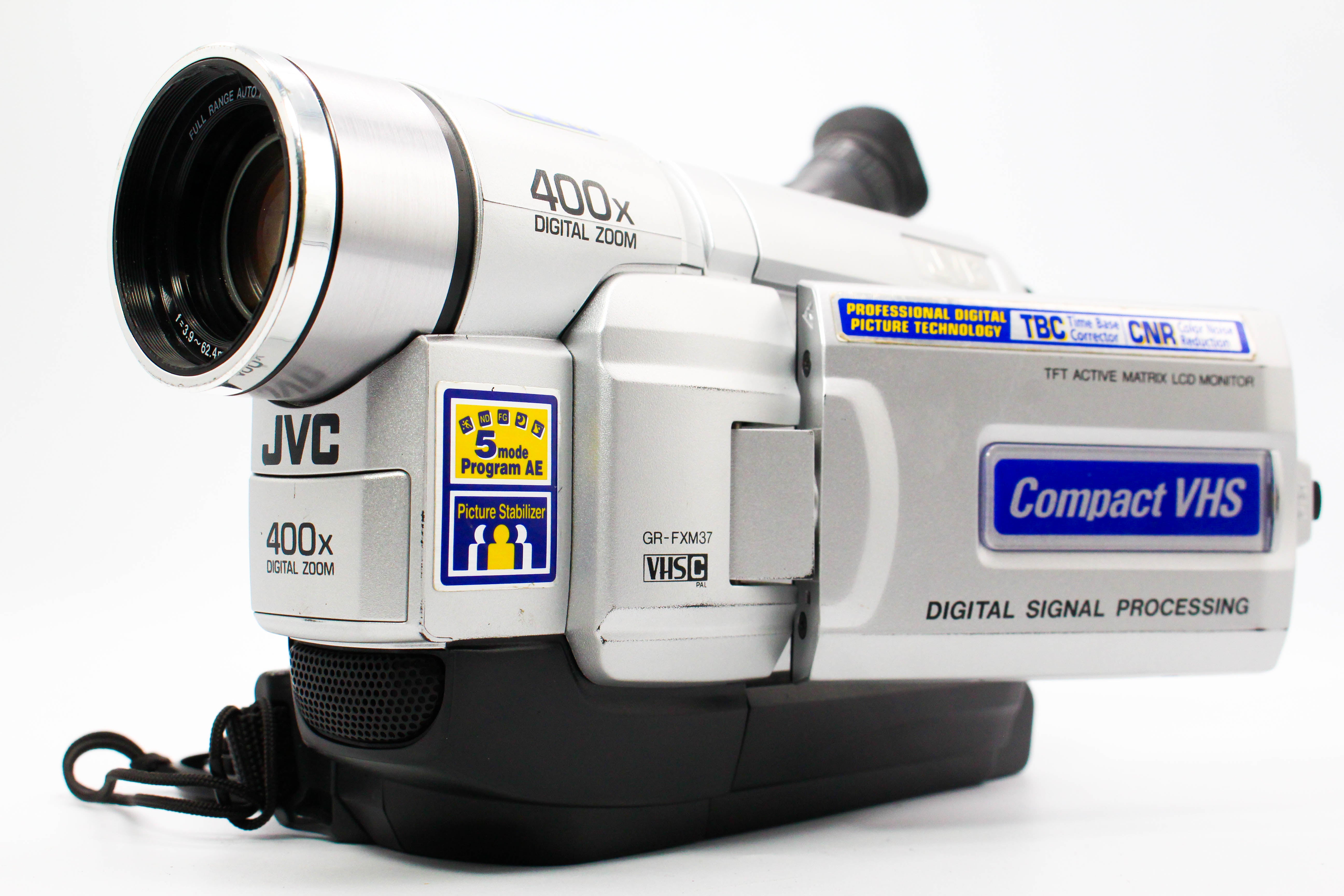 JVC GR-FXM37E VHS-C Analog Video Handycam Camcorder Camera - Tested Bundle Excellent