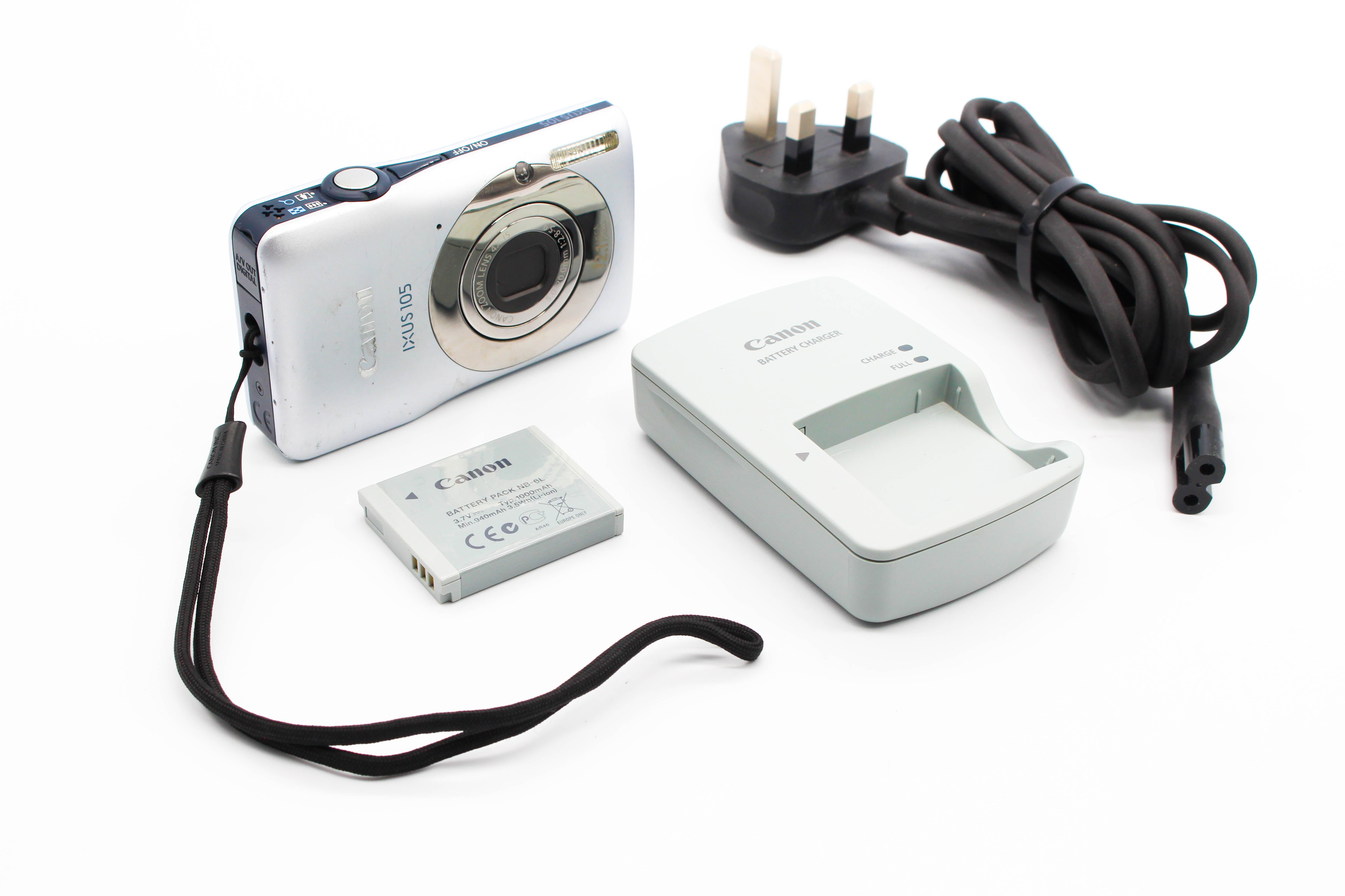 Canon IXUS 105 SD Card HD Compact Digital Photo Video Retro Camera Digicam (Read) - Tested Bundle