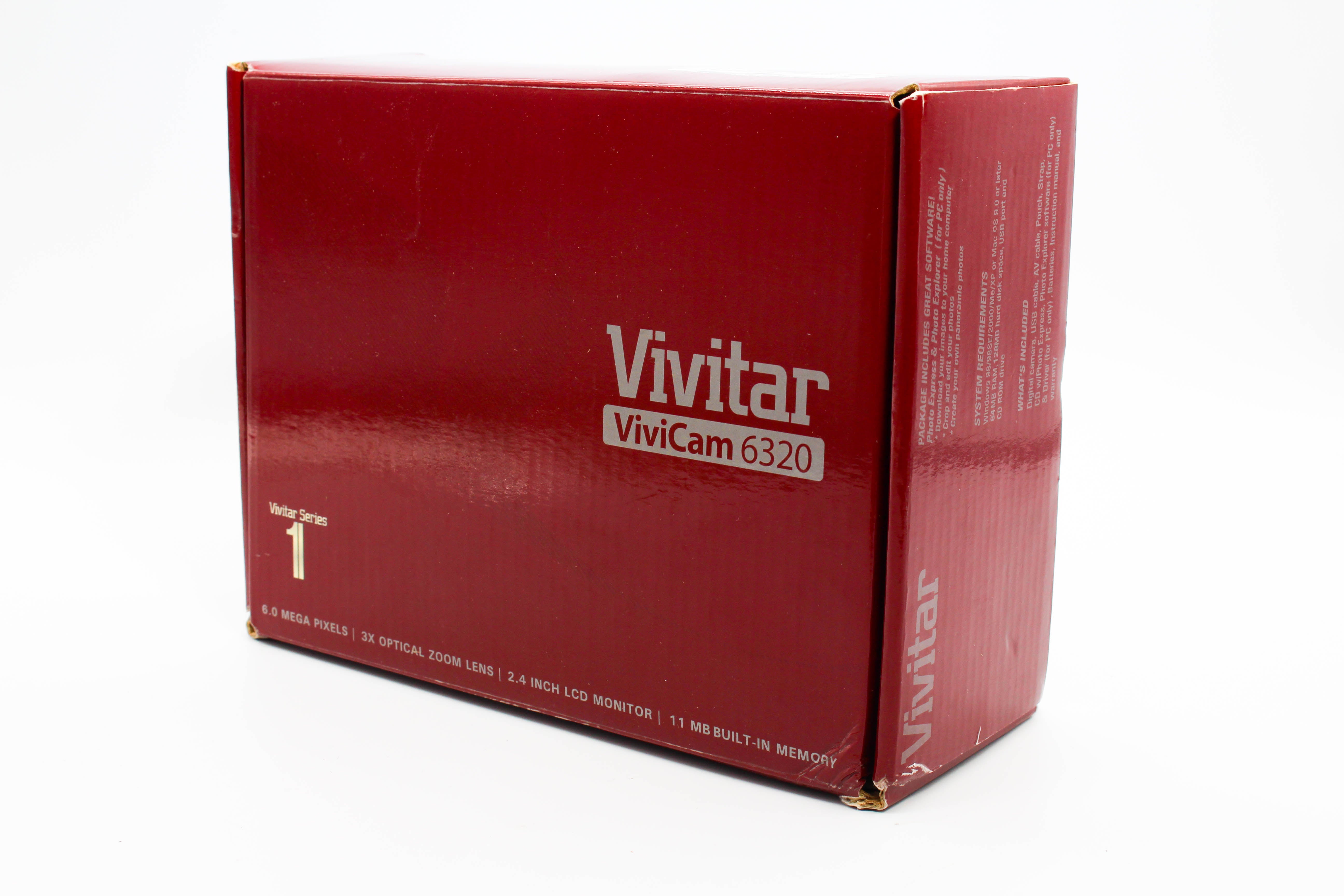 Vivitar Vivicam 6320 Digital Photo Video Retro Camera Digicam - Tested Bundle Excellent