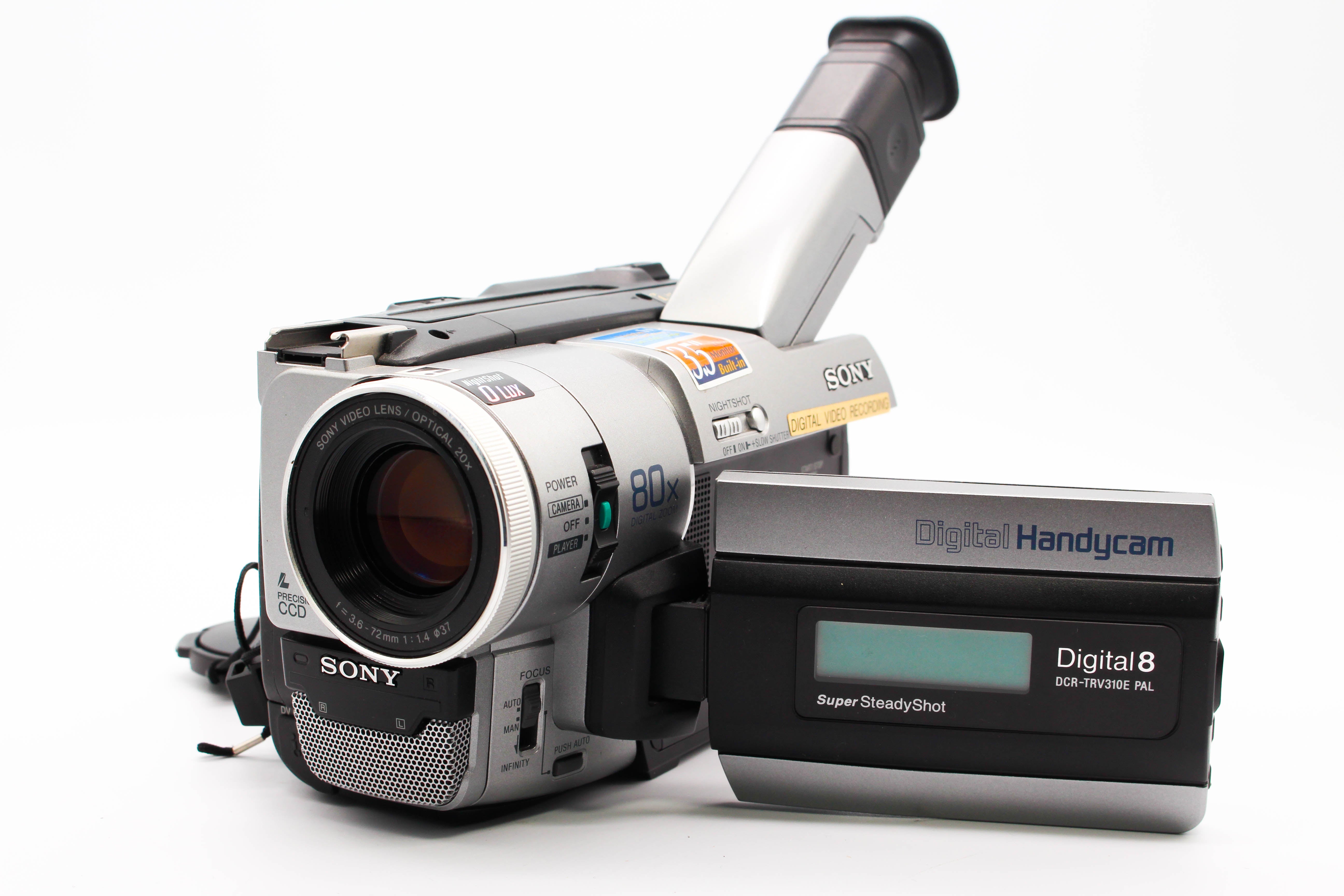 Sony DCR-TRV310E Digital8 Hi8 8mm Digital Video Handycam Camcorder Camera - Tested Bundle Excellent