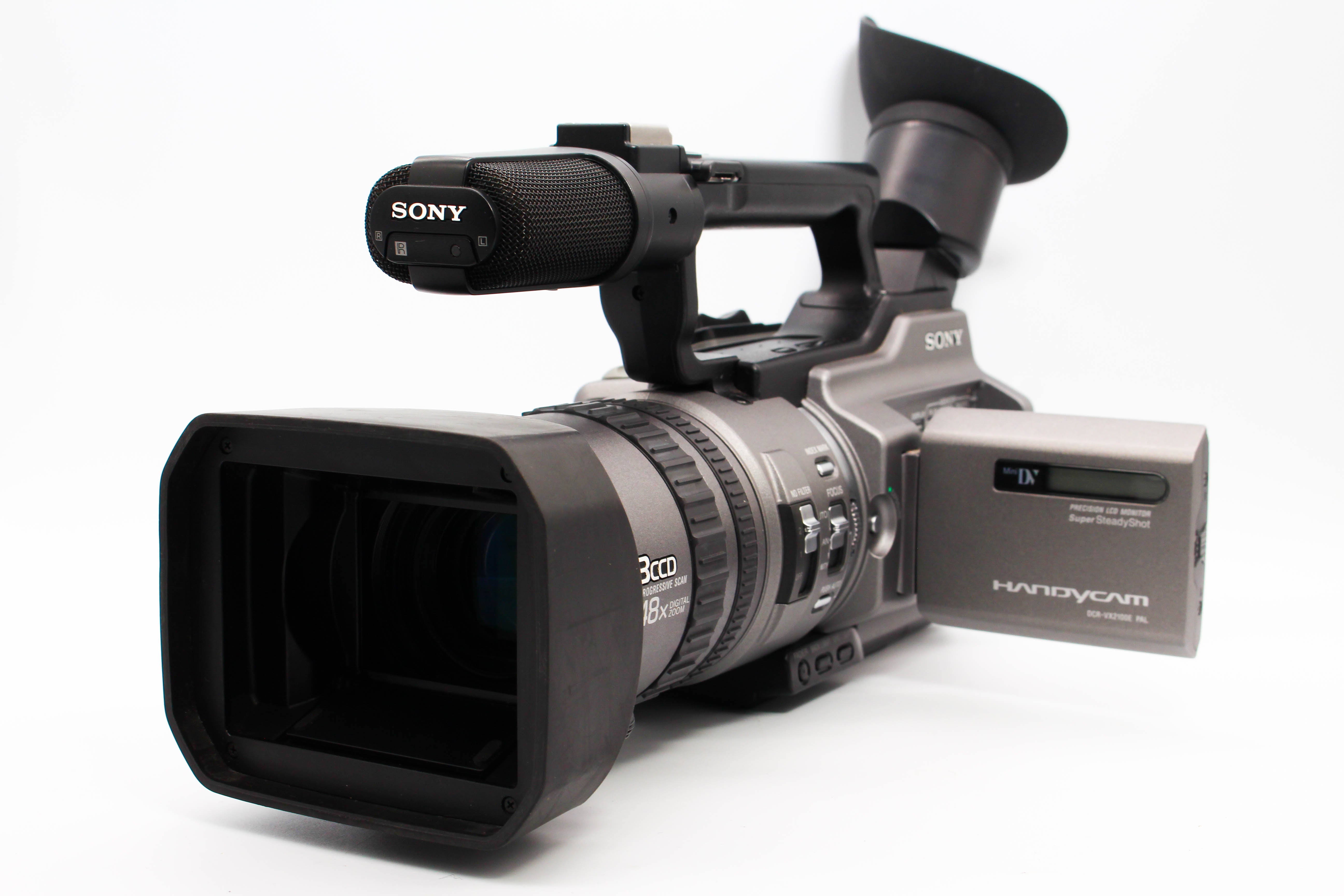 Sony DCR-VX2100E MiniDV Digital Video Handycam Camcorder Camera - Tested Bundle Excellent