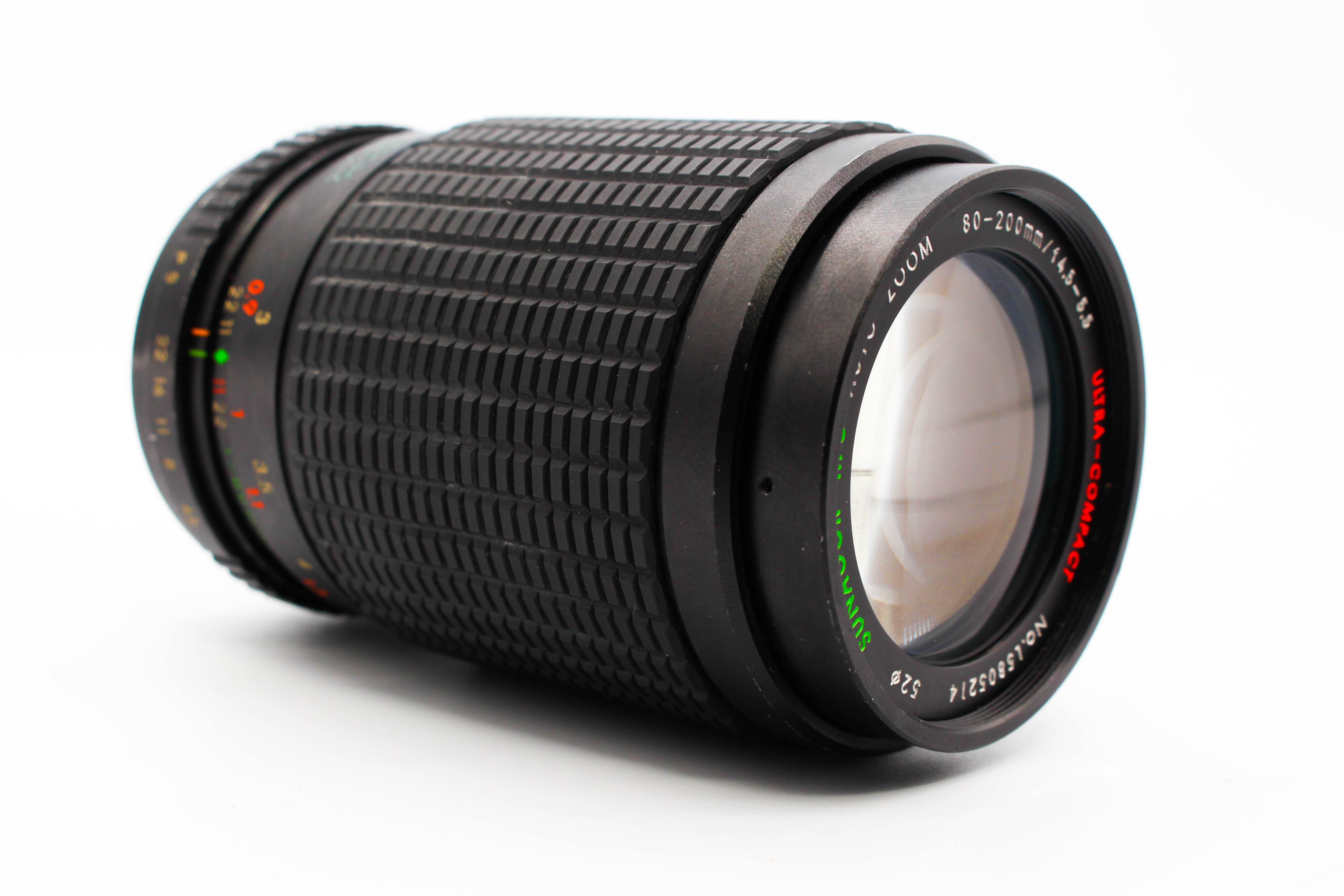 Sunagor Ultra Compact 80-200mm f/4.5-5.5 M42 Pentax Screw on Mount Telephoto Zoom Lens - Tested