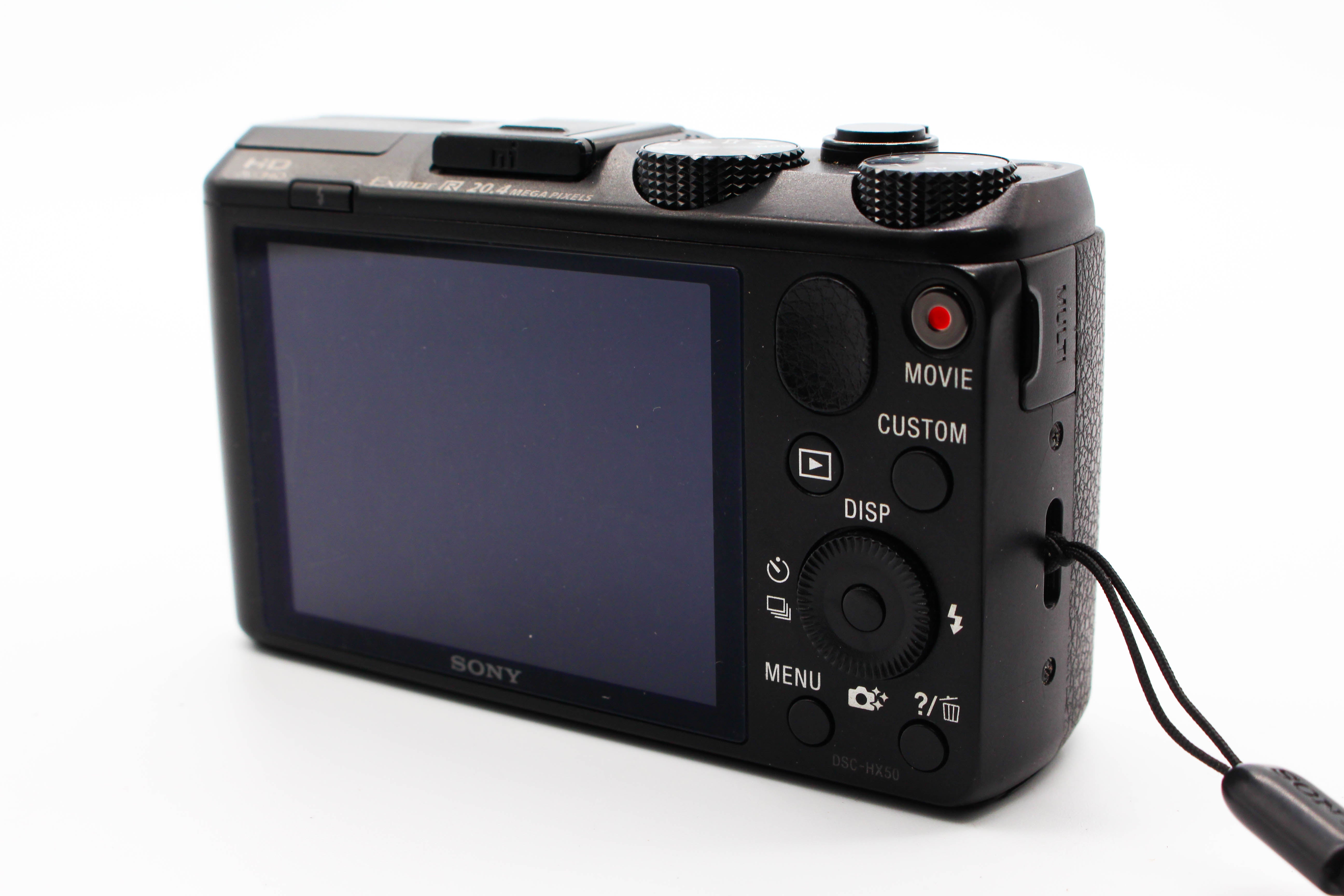 Sony Cybershot DSC-HX50 Compact Photo Video Digital Camera Digicam - Tested Bundle Excellent
