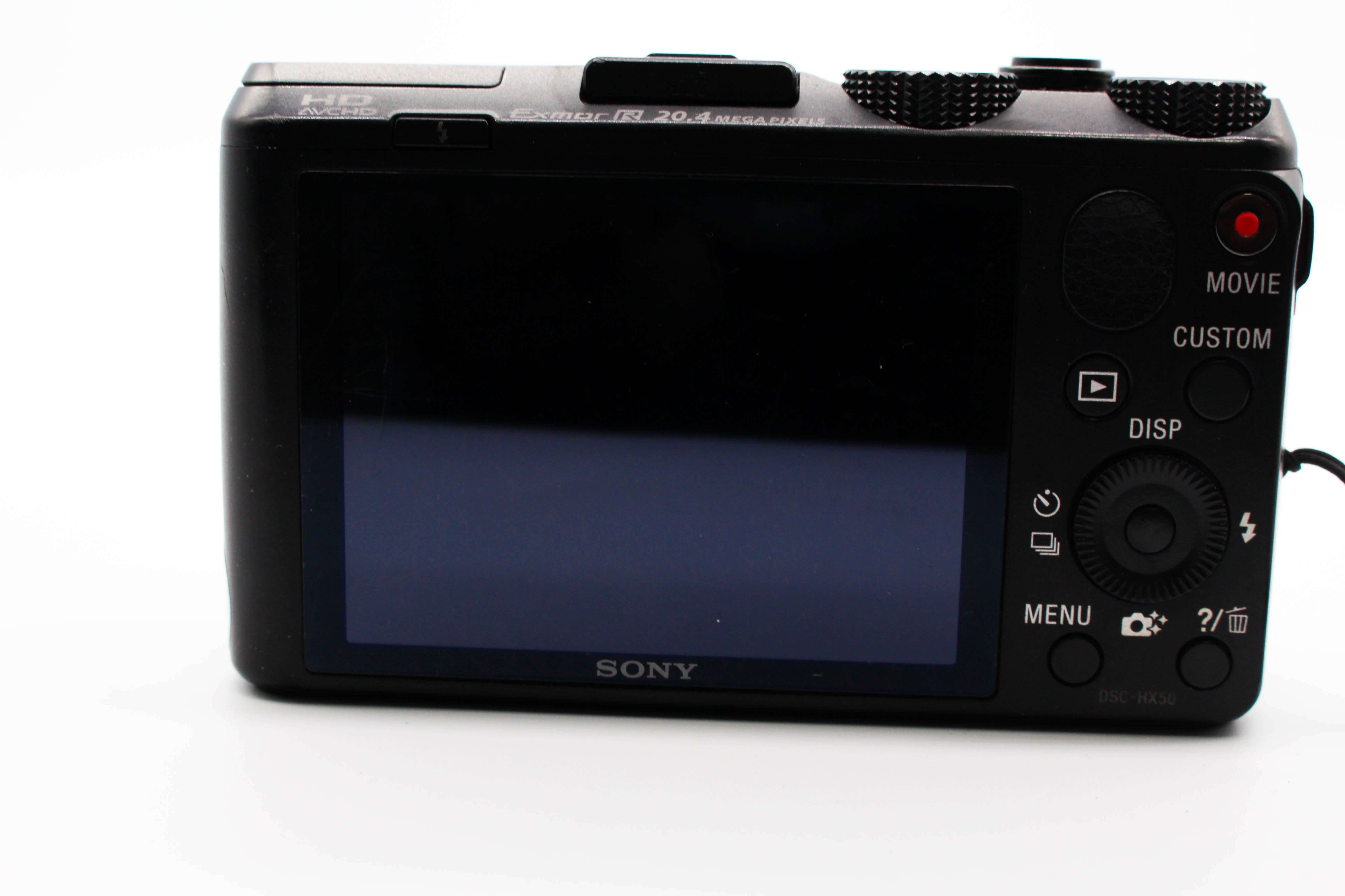 Sony Cybershot DSC-HX50 Compact Photo Video Digital Camera Digicam - Tested Bundle Excellent