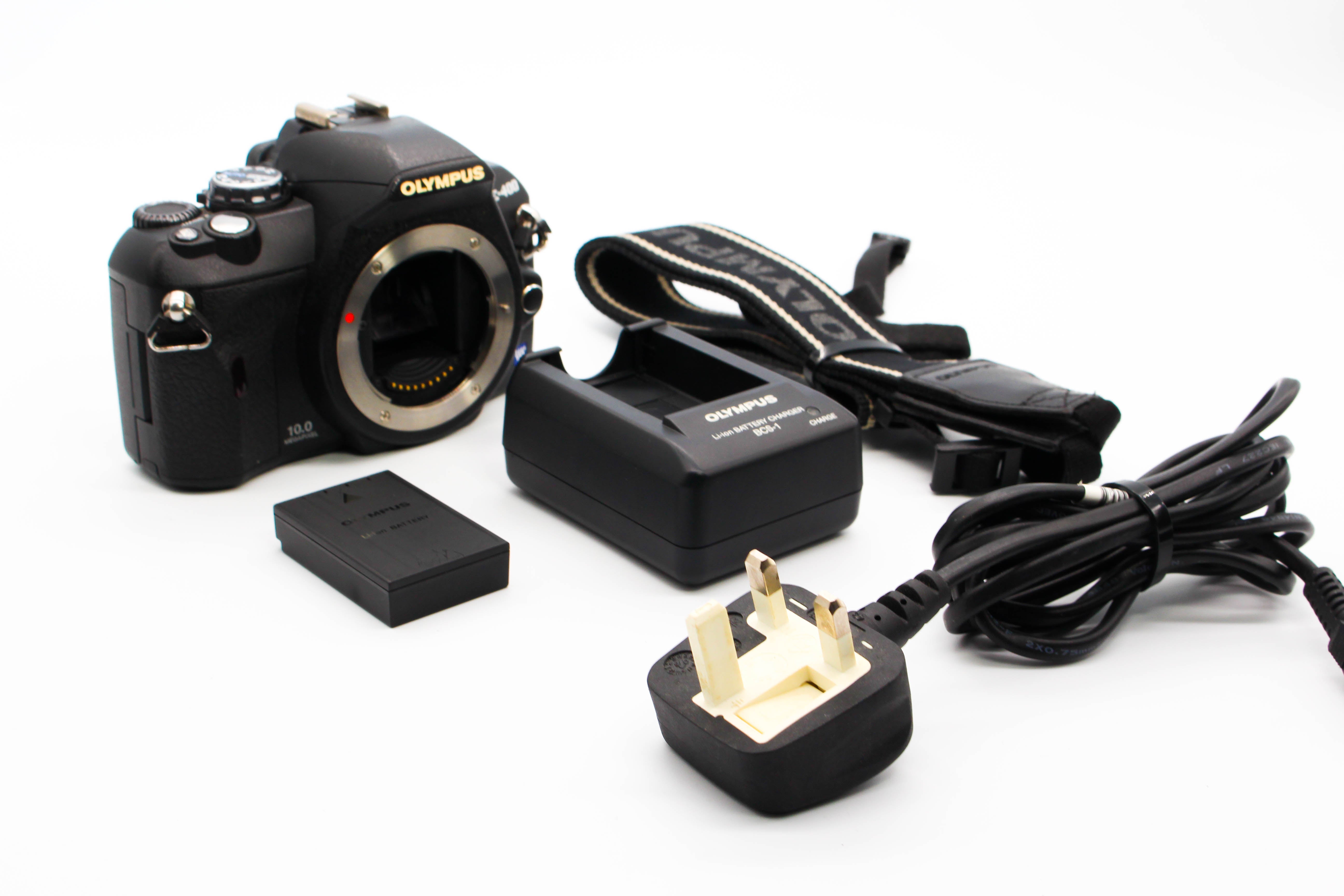 Olympus E-400 Compact Flash CF Card xD Picture Card DSLR Camera Body - Tested Bundle Excellent
