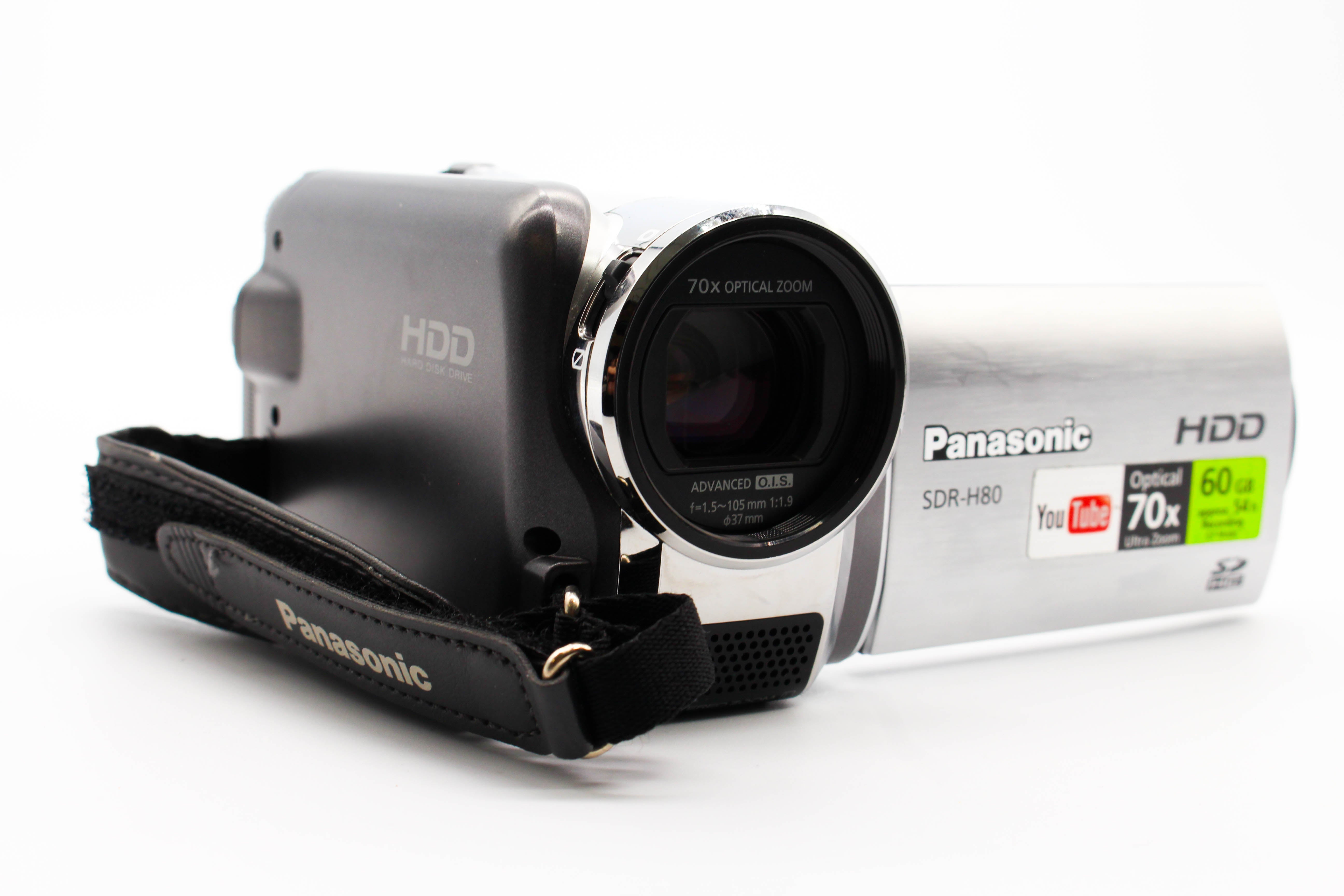Panasonic SDR-H80 HDD Digital Video Handycam Camcorder Camera - Tested Bundle Excellent