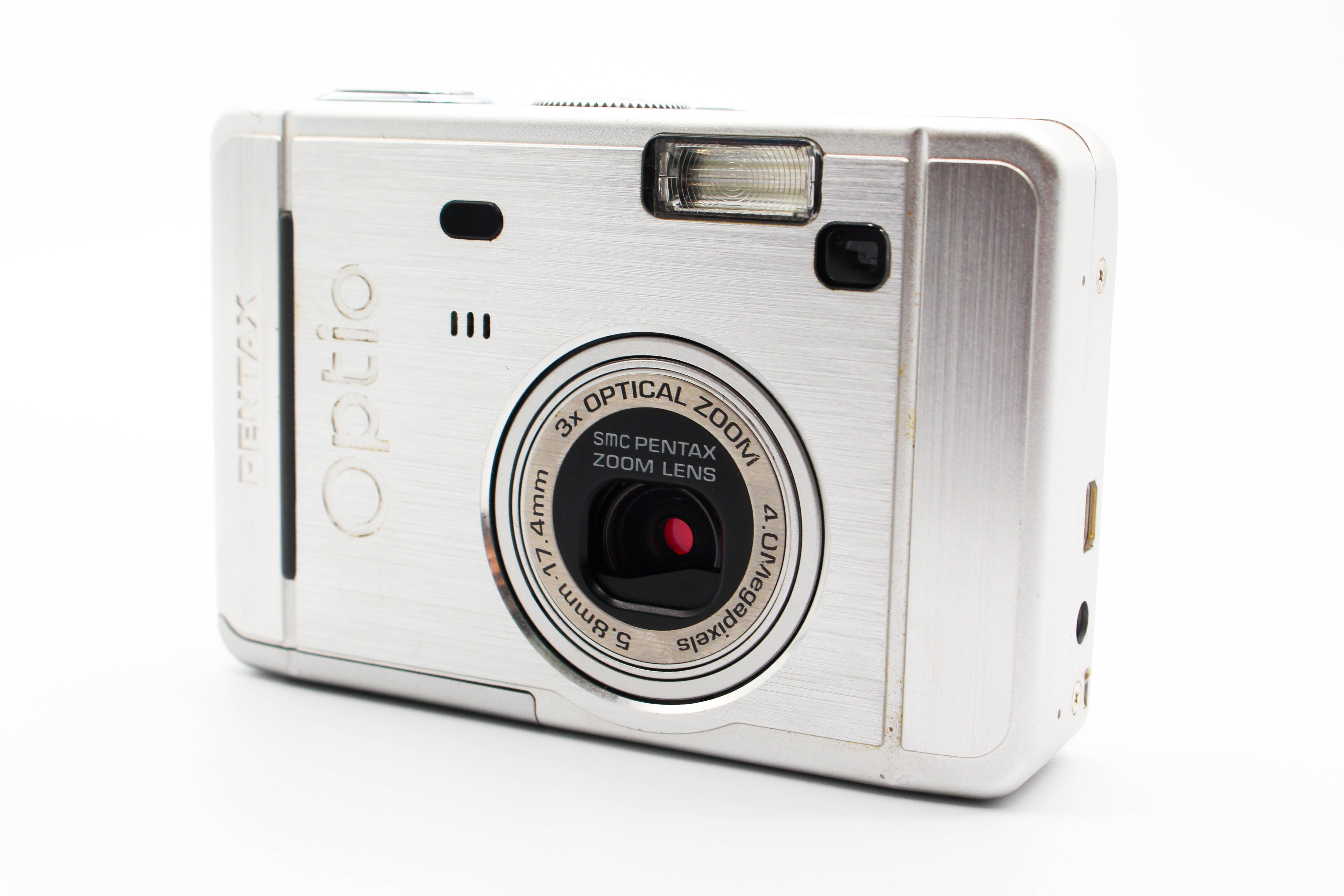 Pentax Optio S40 SD Card Compact Digital Photo Video Retro Camera Digicam (Read) - Tested Bundle