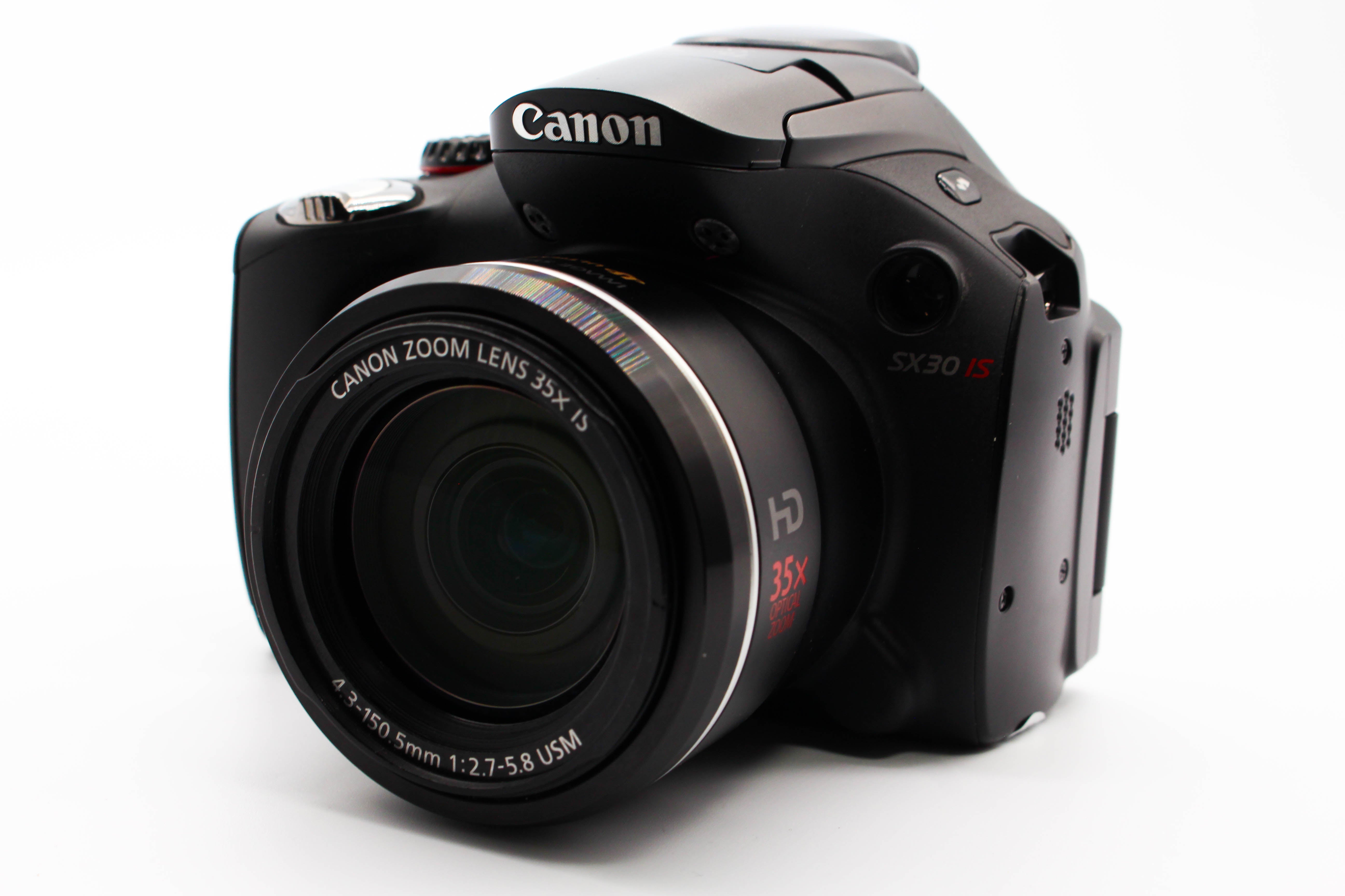 Canon PowerShot SX30 IS SD Card Digital Photo Video Retro Camera Digicam - Tested Bundle Excellent