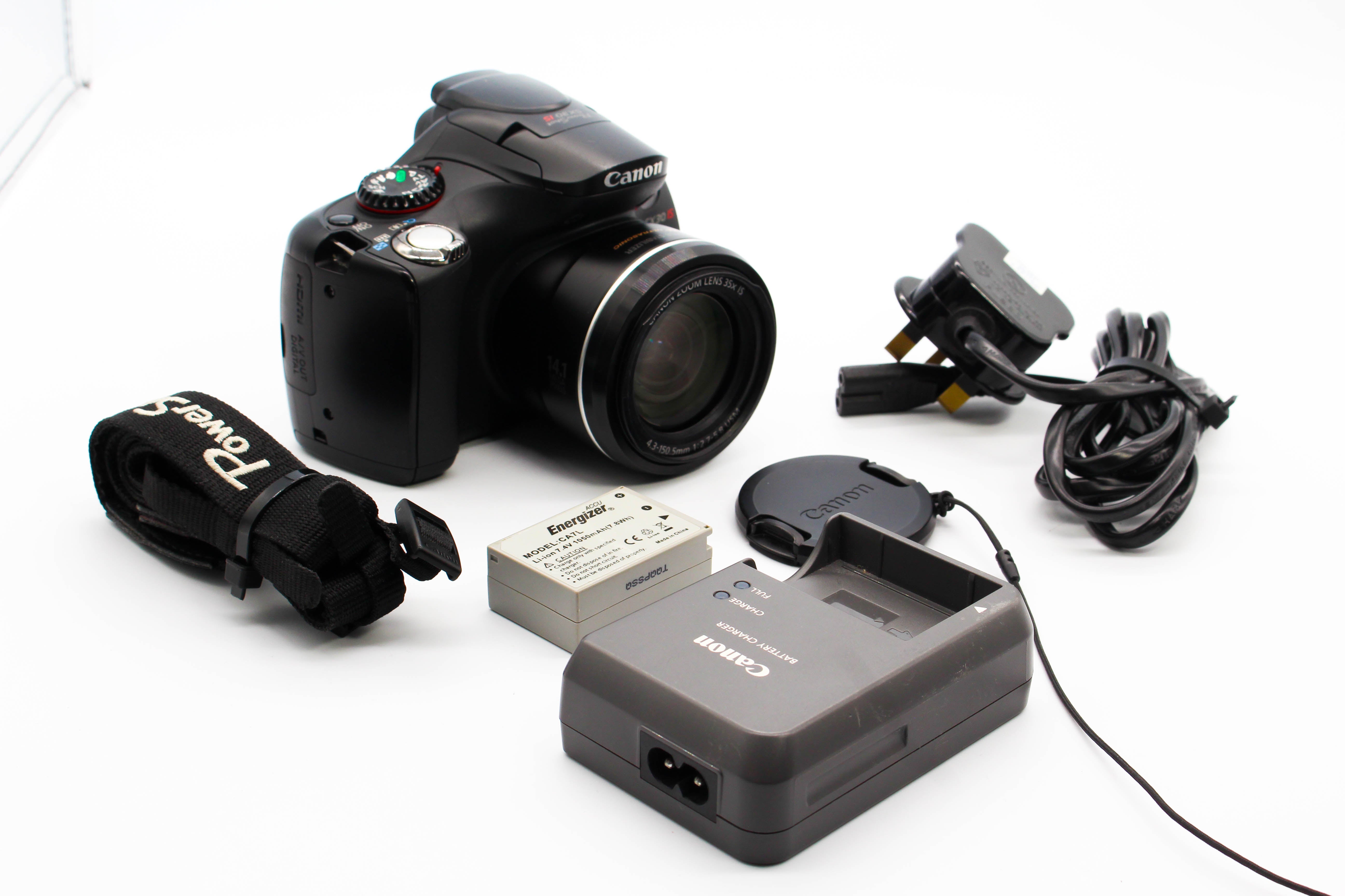 Canon PowerShot SX30 IS SD Card Digital Photo Video Retro Camera Digicam - Tested Bundle Excellent