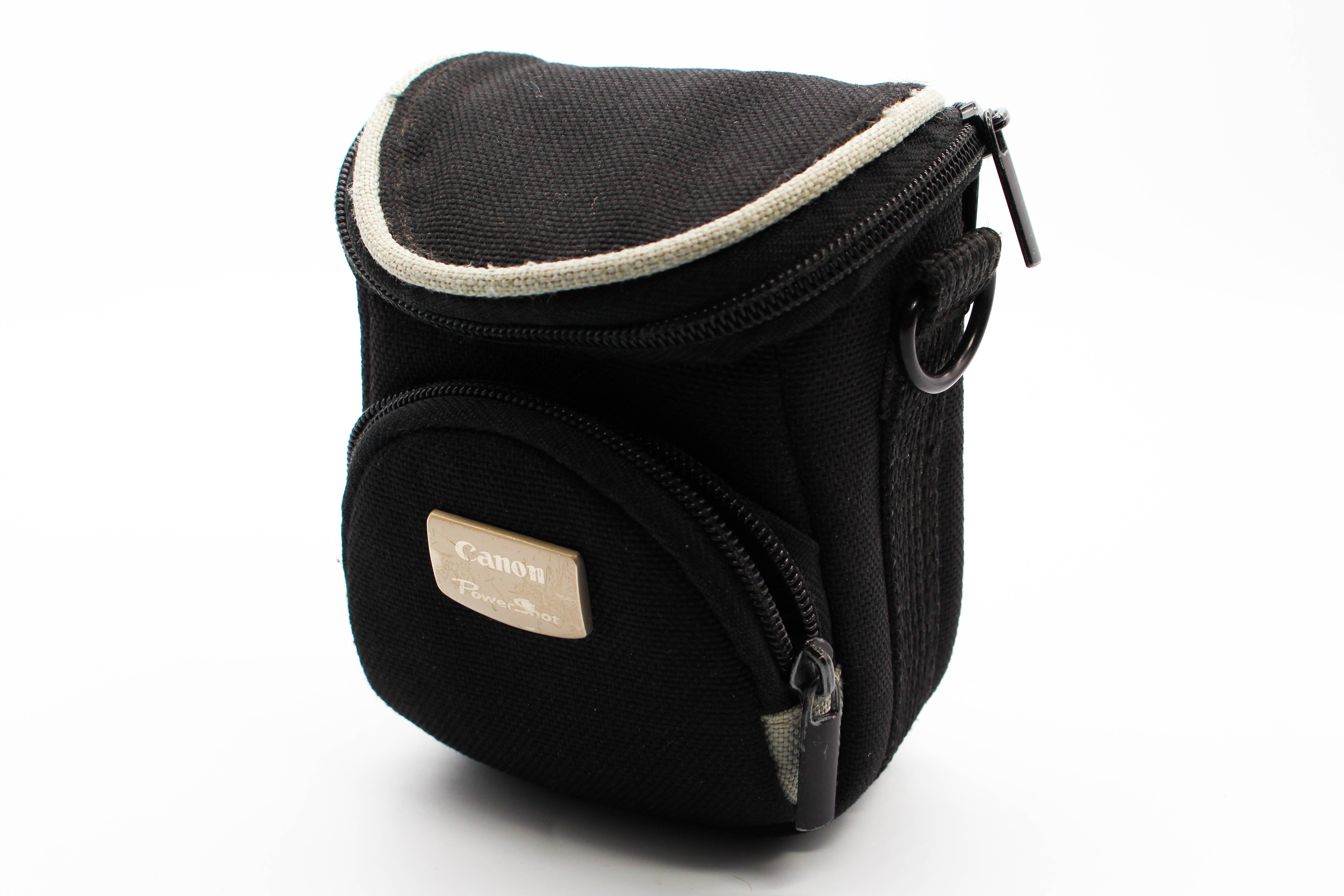 Canon PowerShot CorDura Small Camera Carry Pouch Bag For Digicam Compact Cameras Black