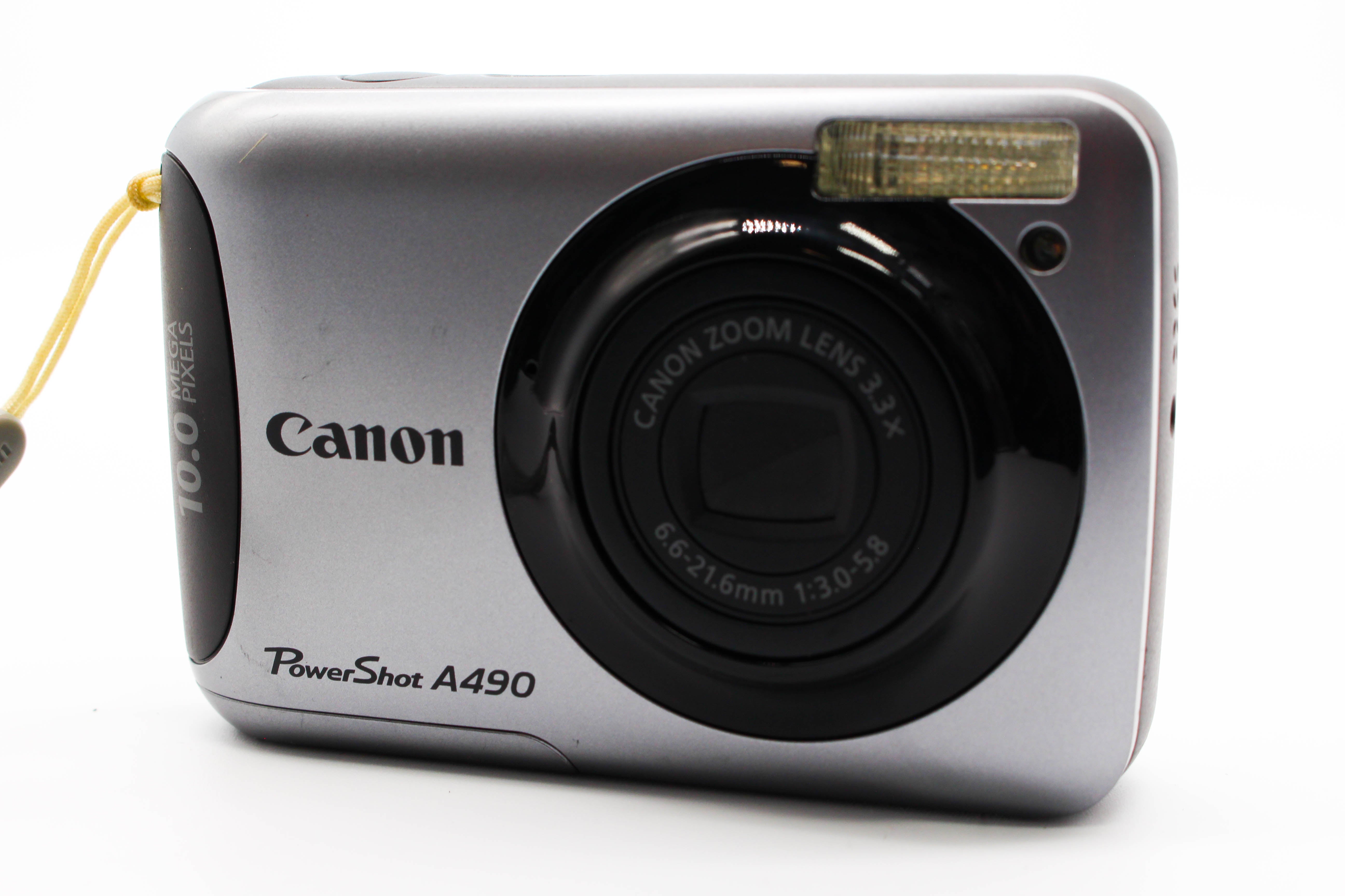 Canon PowerShot A490 SD Card Digital Photo Video Retro Camera Digicam - Tested Bundle Excellent