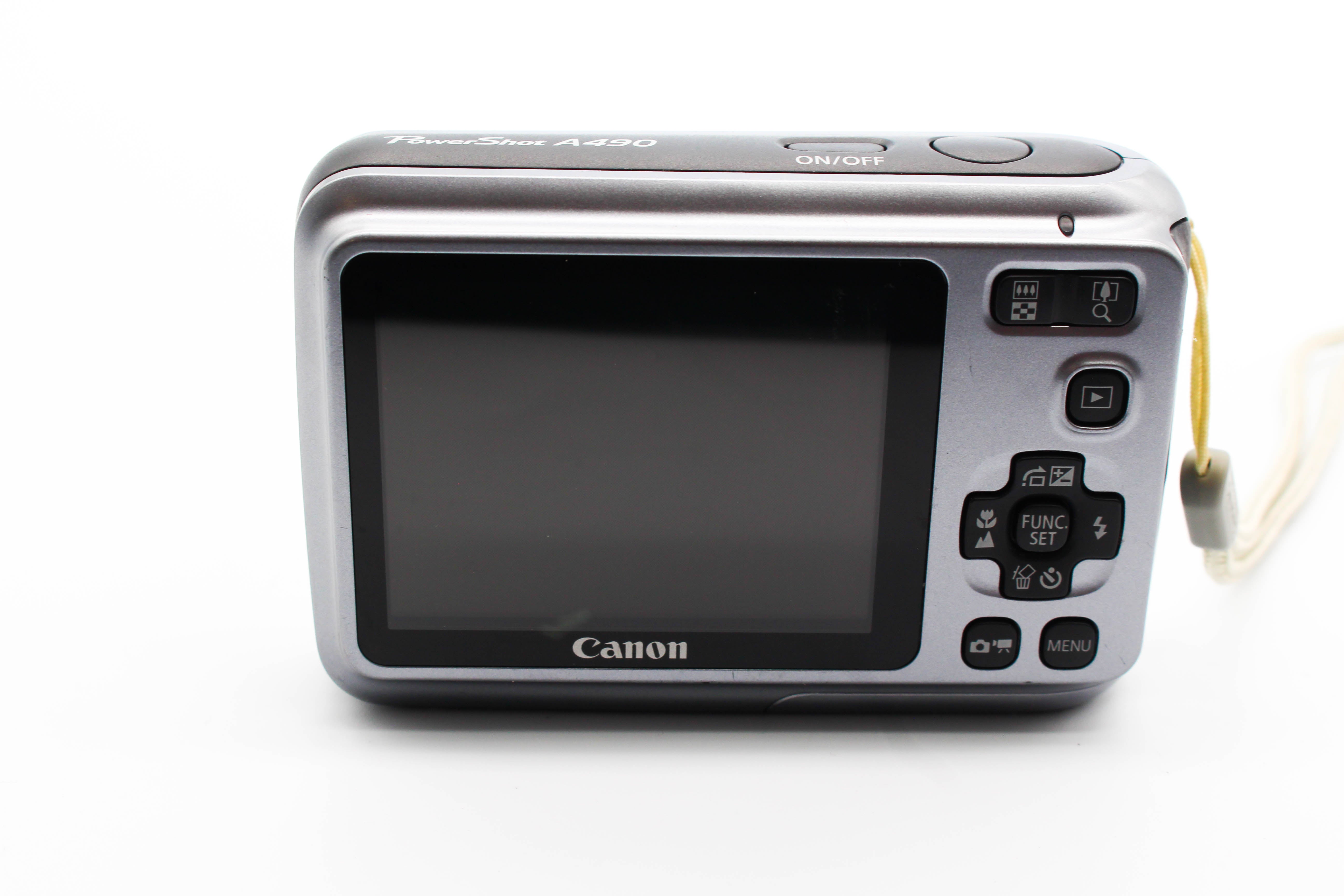 Canon PowerShot A490 SD Card Digital Photo Video Retro Camera Digicam - Tested Bundle Excellent
