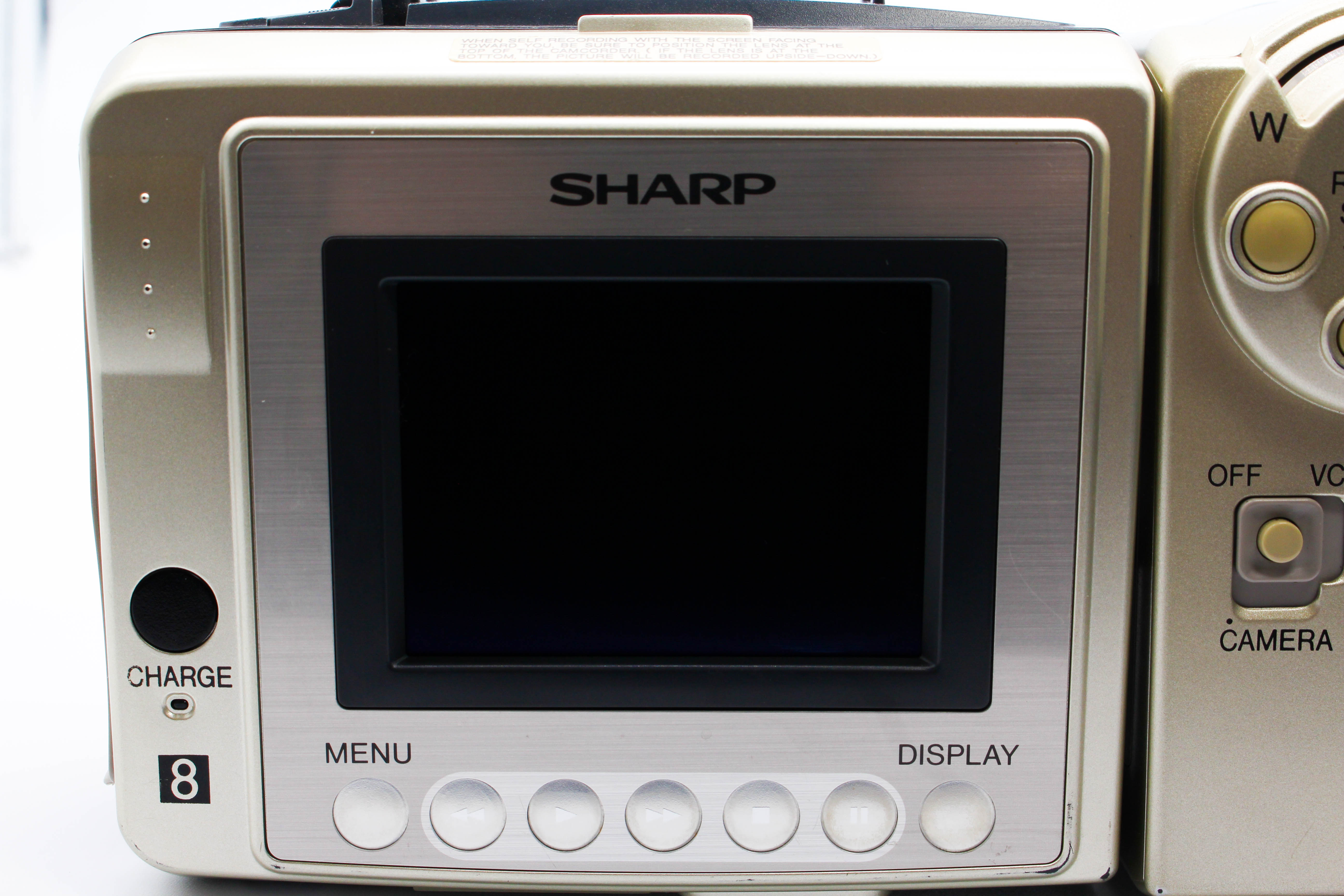 Sharp VL-A10H Viewcam Video8 8mm Video Handycam Camcorder Camera - Tested Bundle Excellent