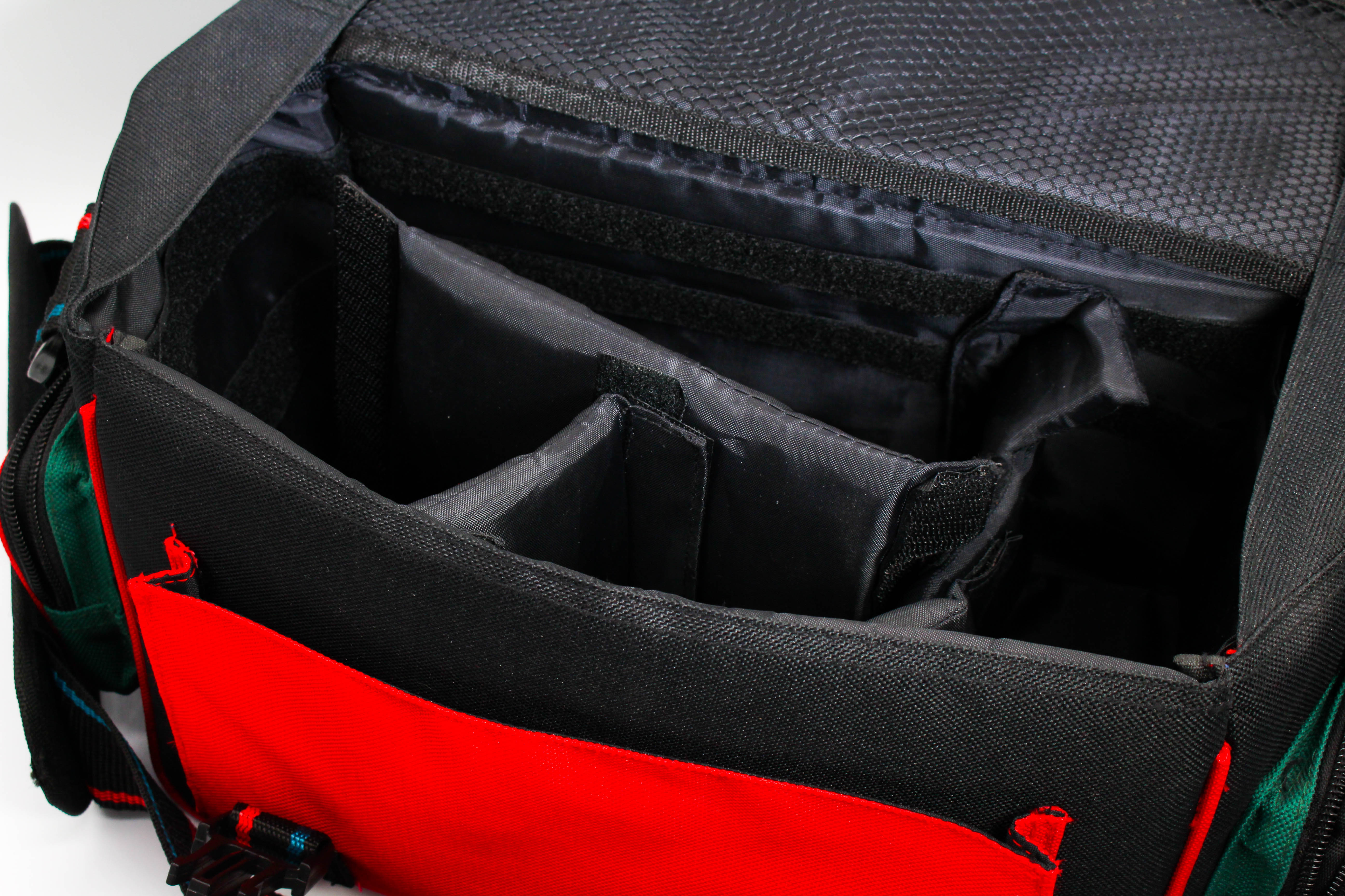 Unique Red and Green Camera Bag Case For Camera Camcorder Drone Medium Sized - Excellent