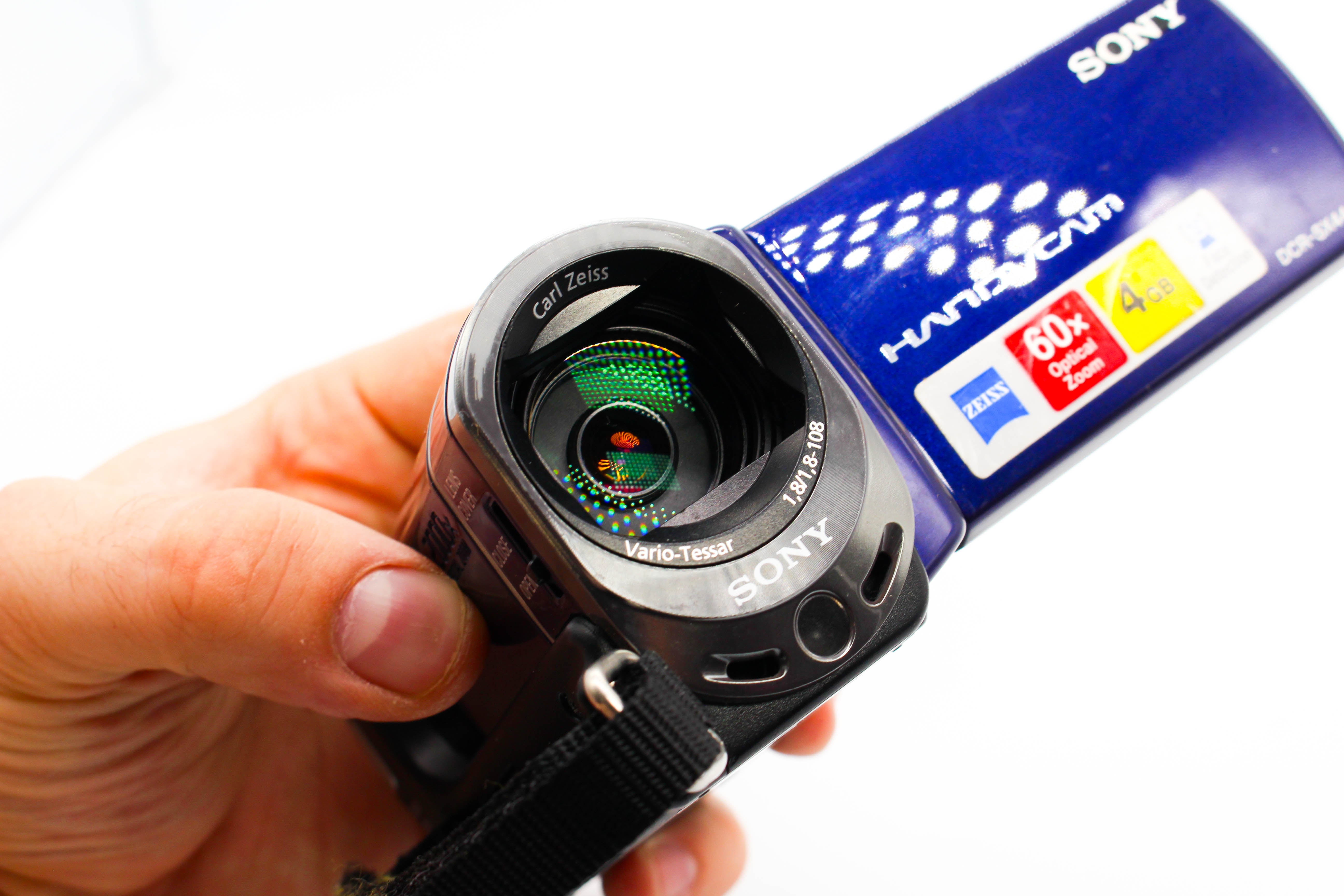 Sony DCR-SX44 NTSC SD Card HD Digital Video Handycam Camcorder Camera - Tested Bundle Excellent