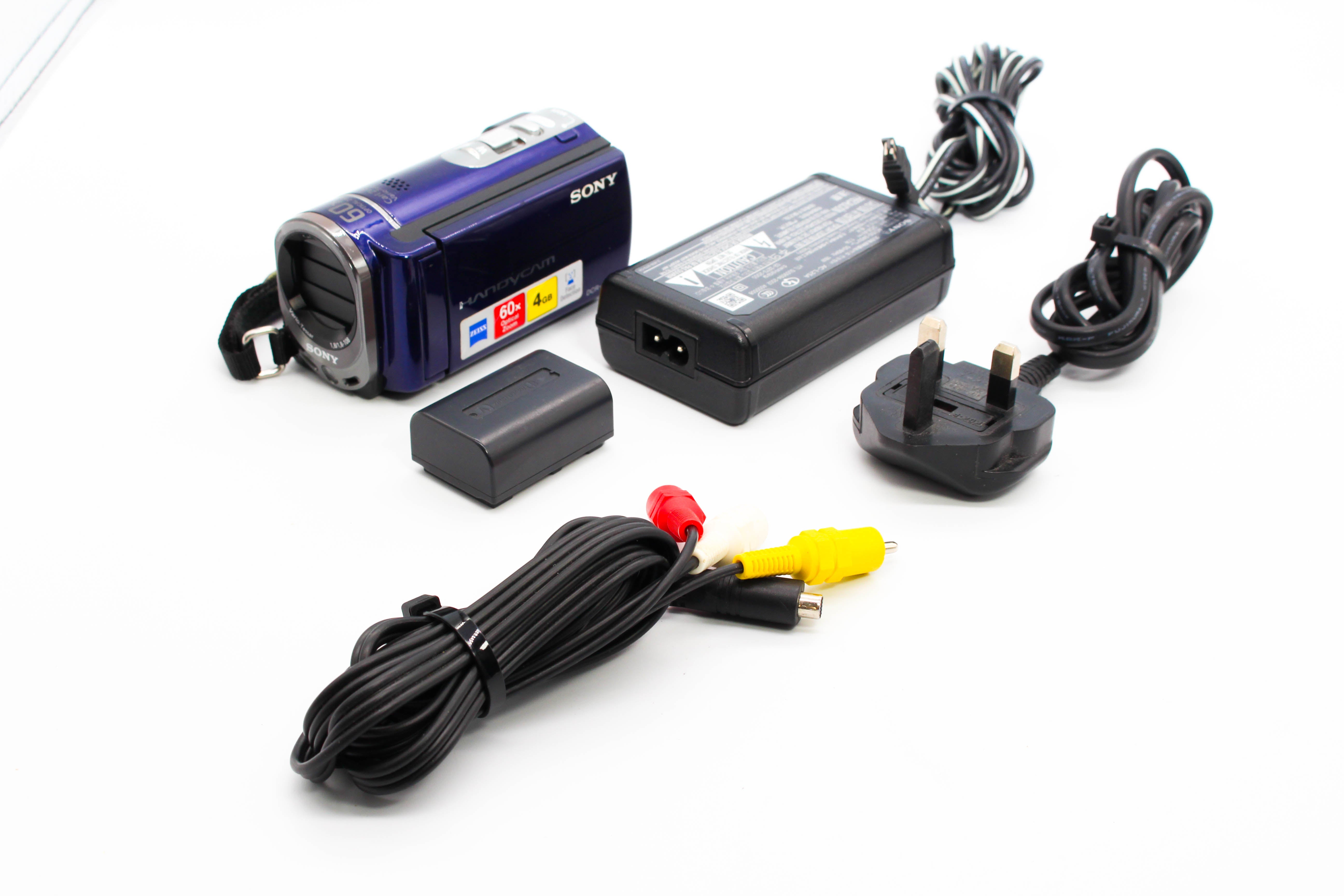 Sony DCR-SX44 NTSC SD Card HD Digital Video Handycam Camcorder Camera - Tested Bundle Excellent