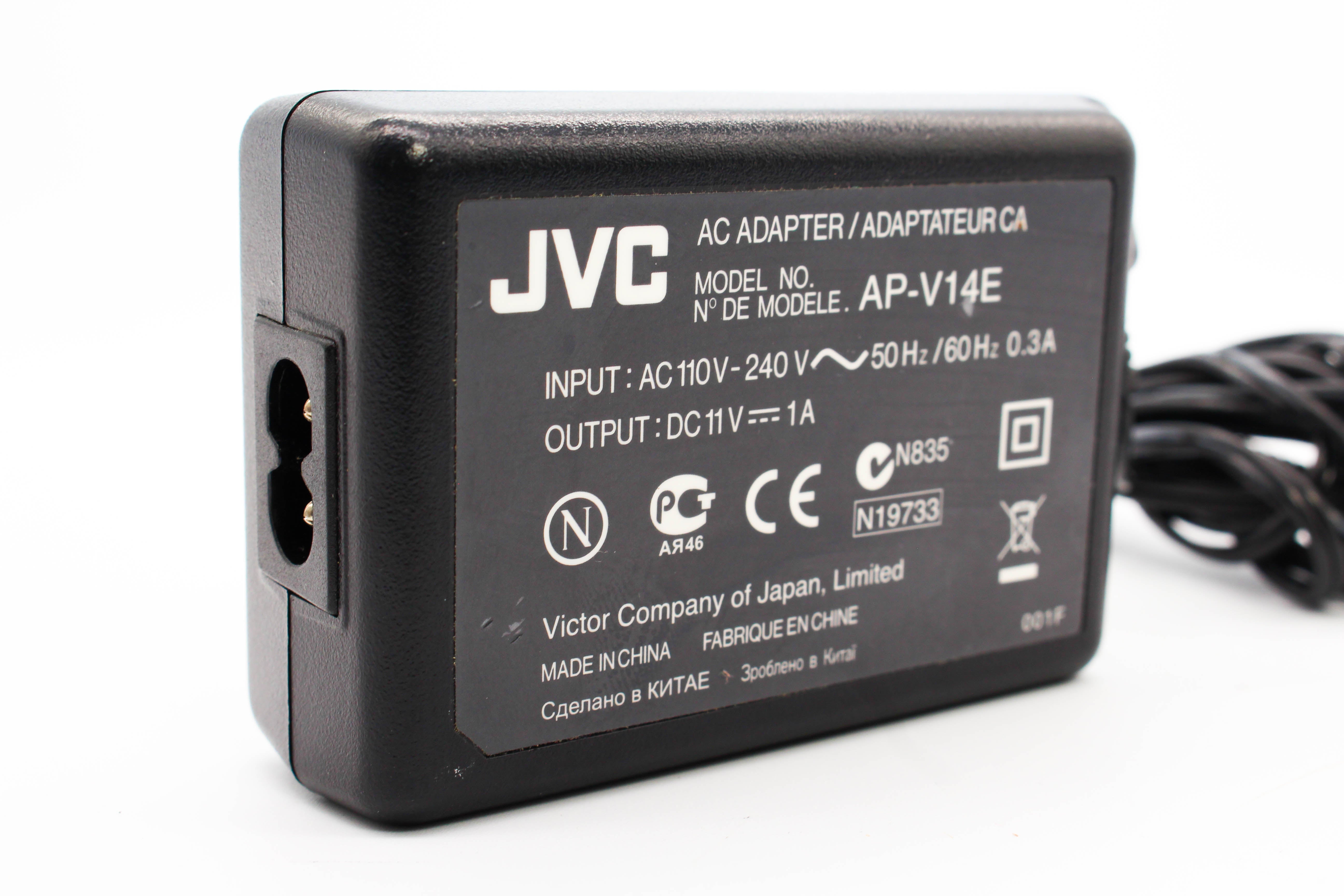 JVC AP-V14E AC Compact Power Adapter Mains Charger For Camcorder Handycam - Tested Excellent