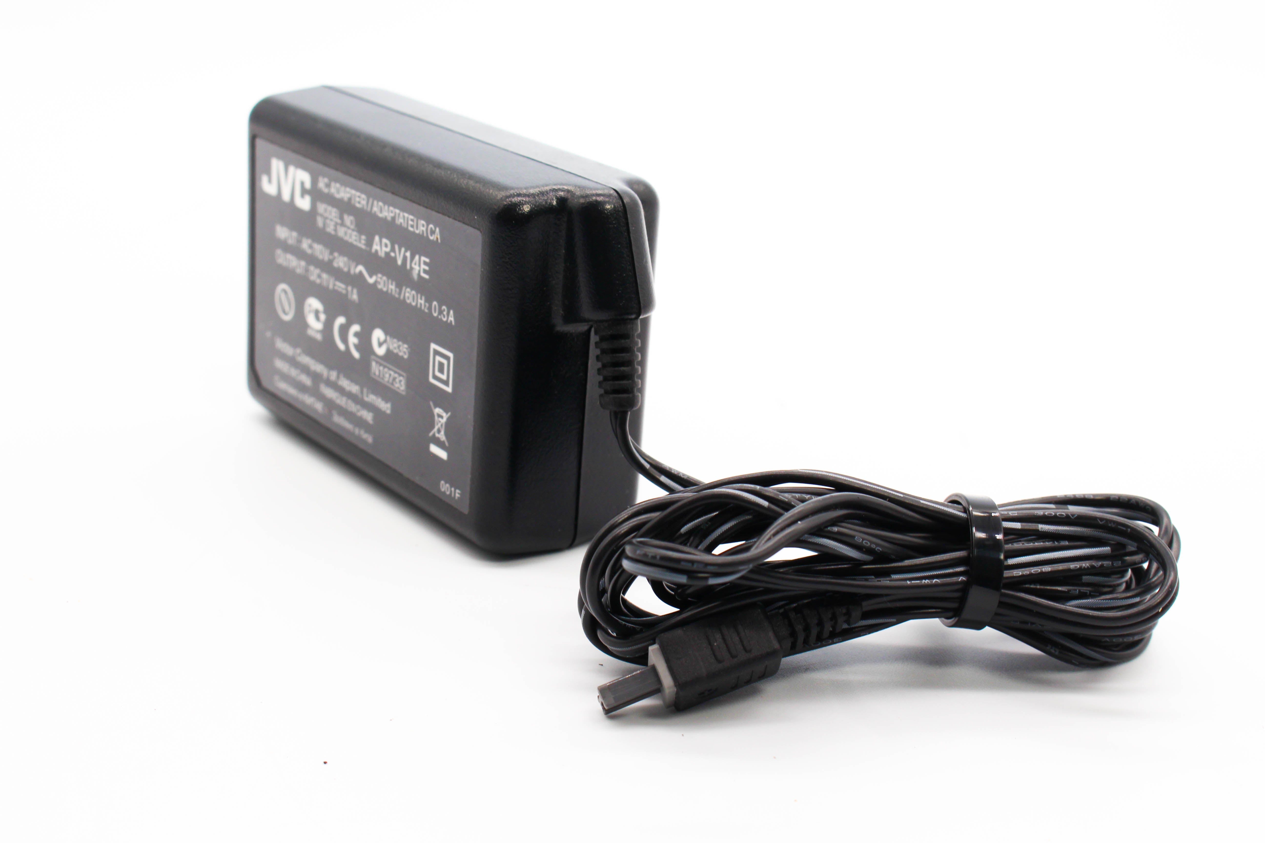 JVC AP-V14E AC Compact Power Adapter Mains Charger For Camcorder Handycam - Tested Excellent