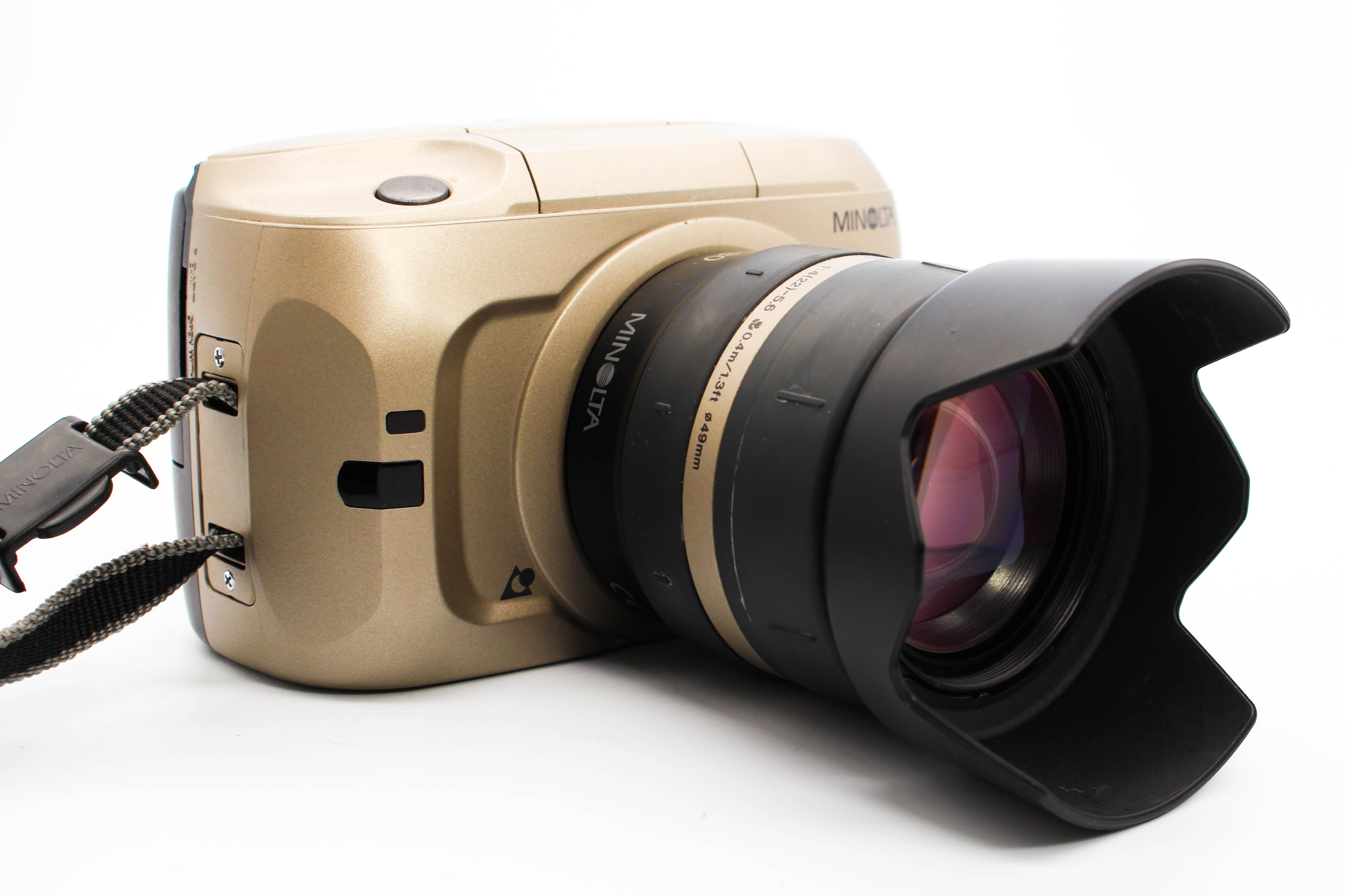 Minolta Vectis S-100 APS Point and Shoot Compact Film Camera With 22-80mm f/4-5.6 Lens - Tested Bundle Excellent
