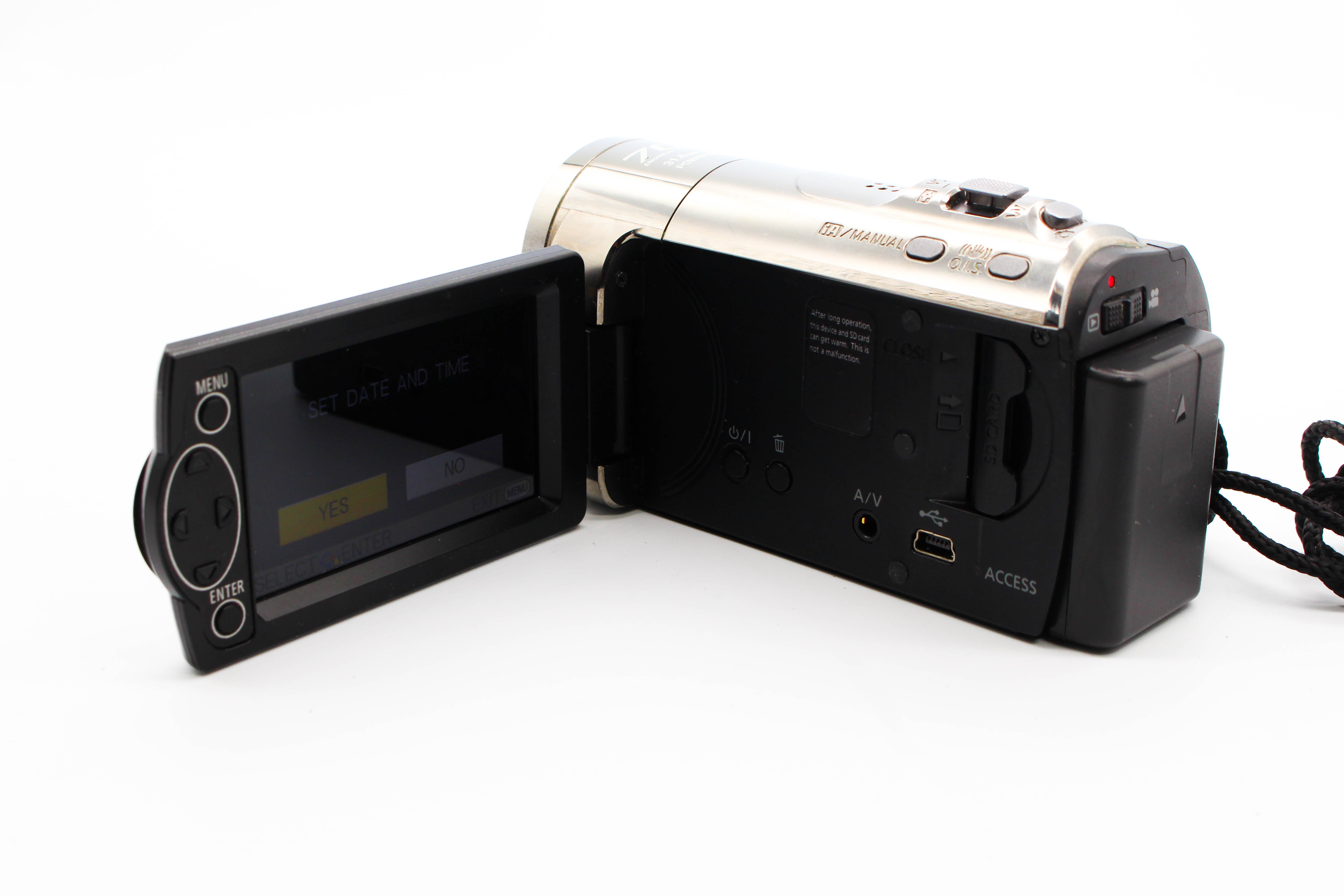 Panasonic HC-V10 HD SD Card Digital Video Camcorder Camera - Tested Bundle Excellent