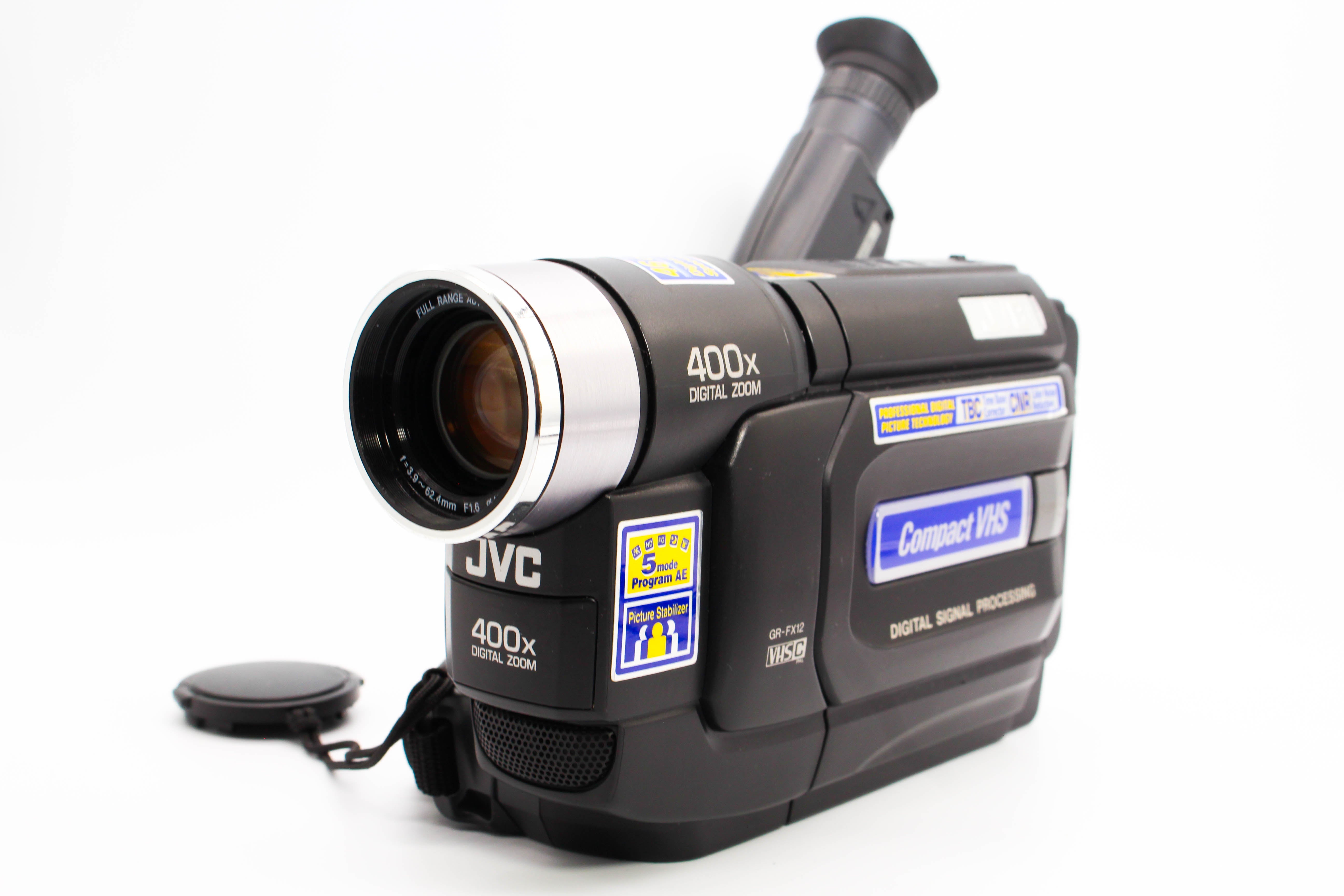 JVC GR-FX12 VHS-C VHS Handycam Camcorder Camera - Tested Bundle Excellent