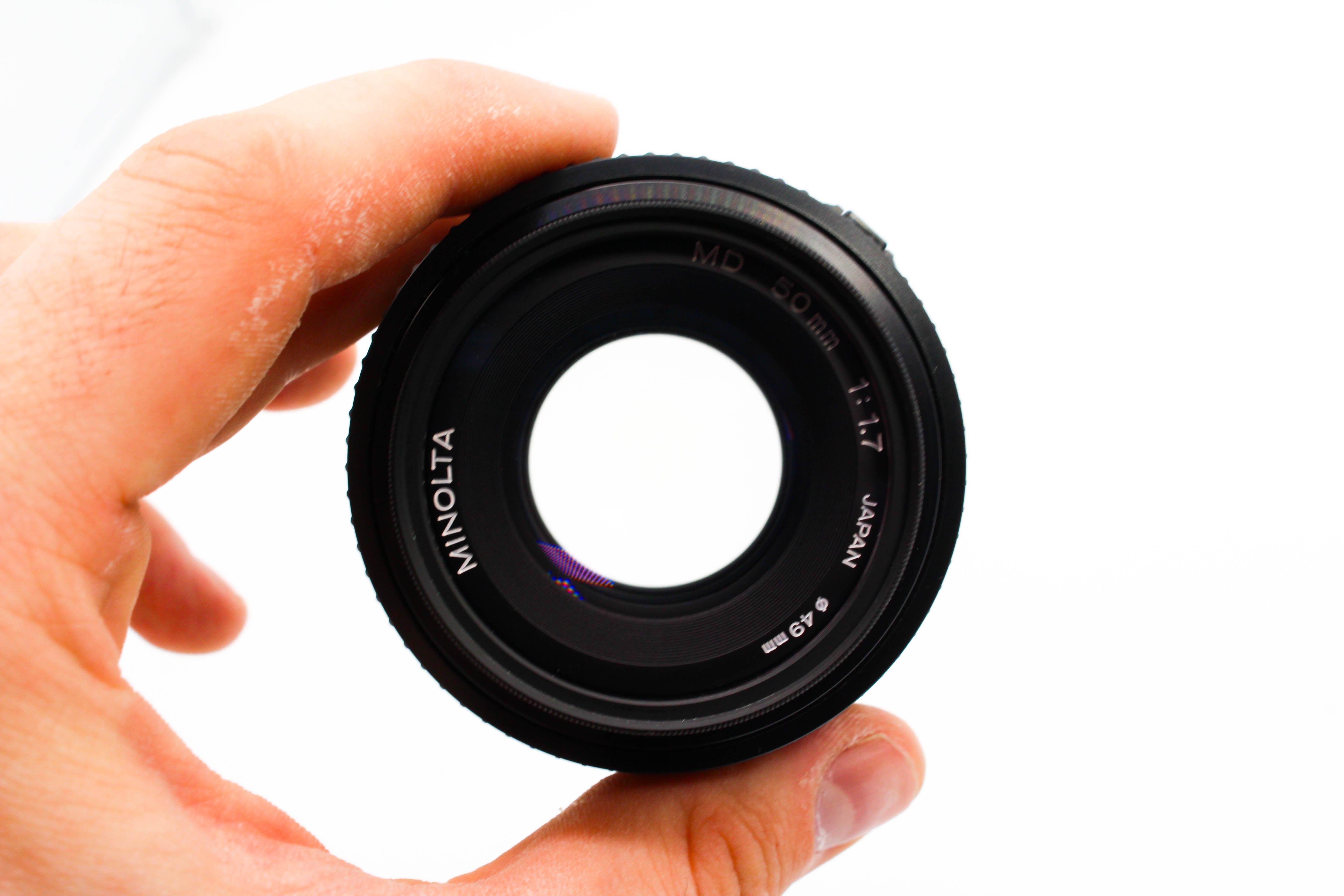 Minolta 50mm f/1.7 MD Mount Lens For SLR Cameras - Tested Excellent