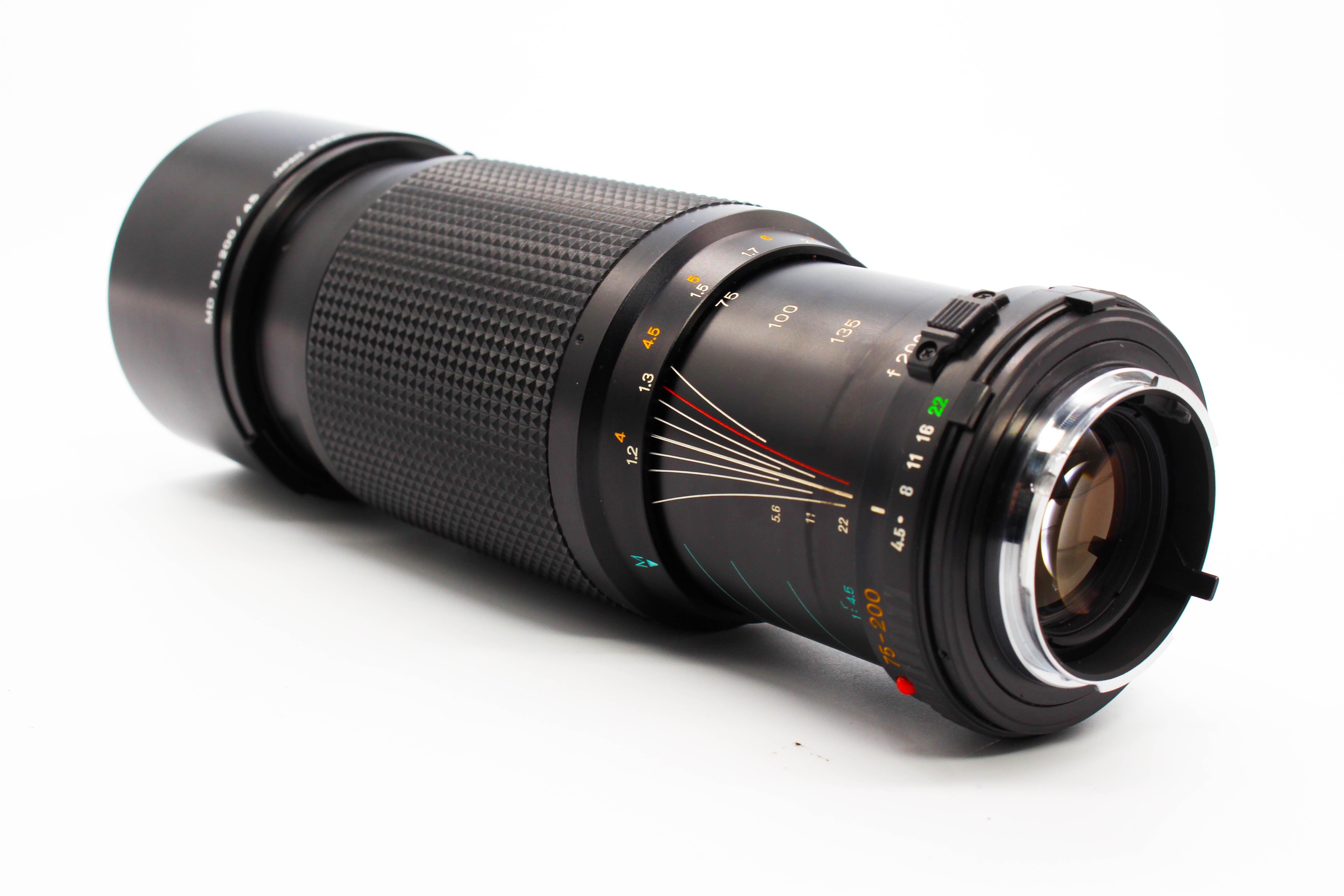 Minolta 75-200mm f/4.5 MD Mount Zoom Lens For SLR Cameras - Tested Excellent