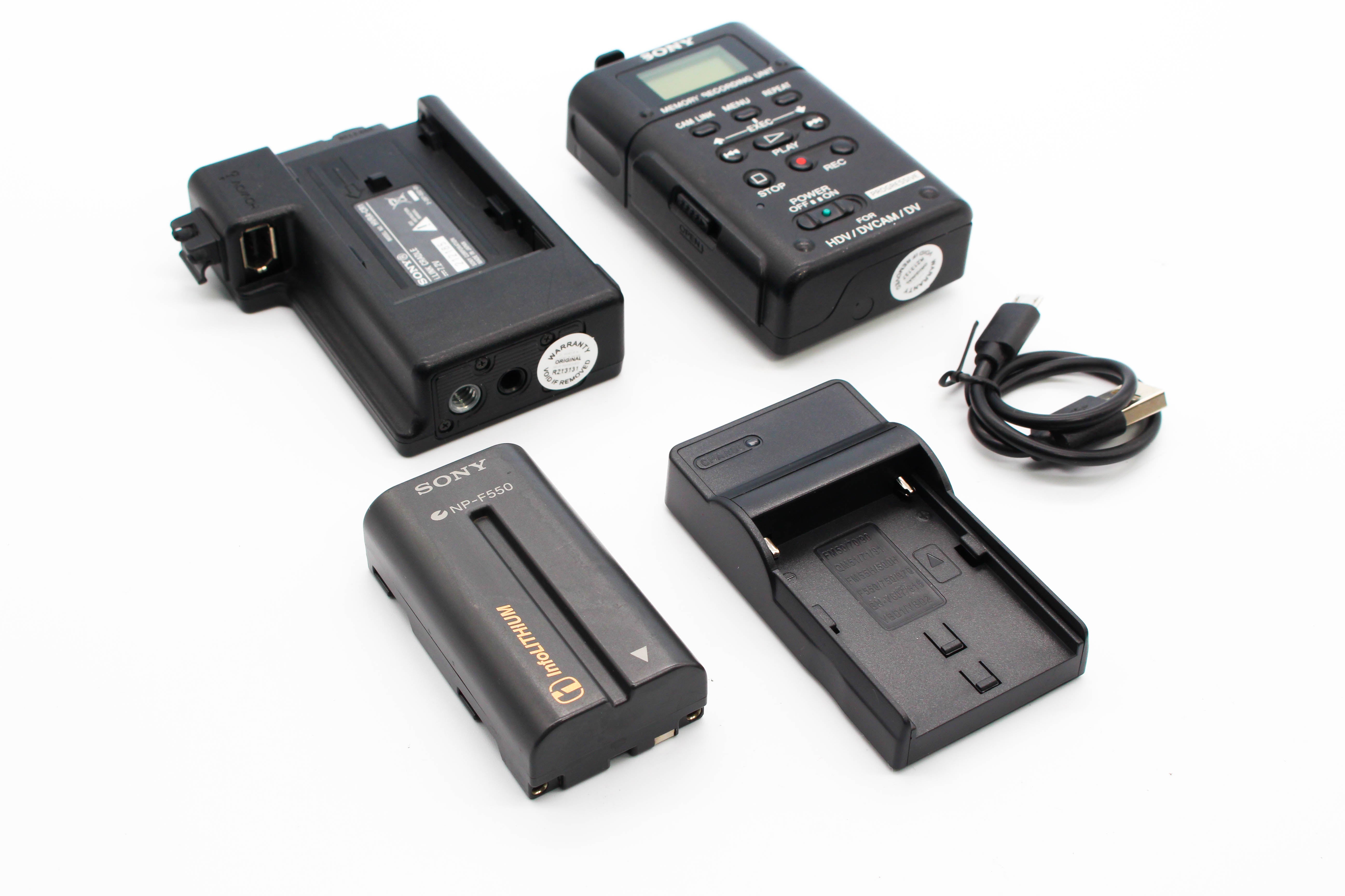 Sony HVR-MRC1K Memory Recording Unit Tapeless Device With iLink Cradle - Tested Excellent