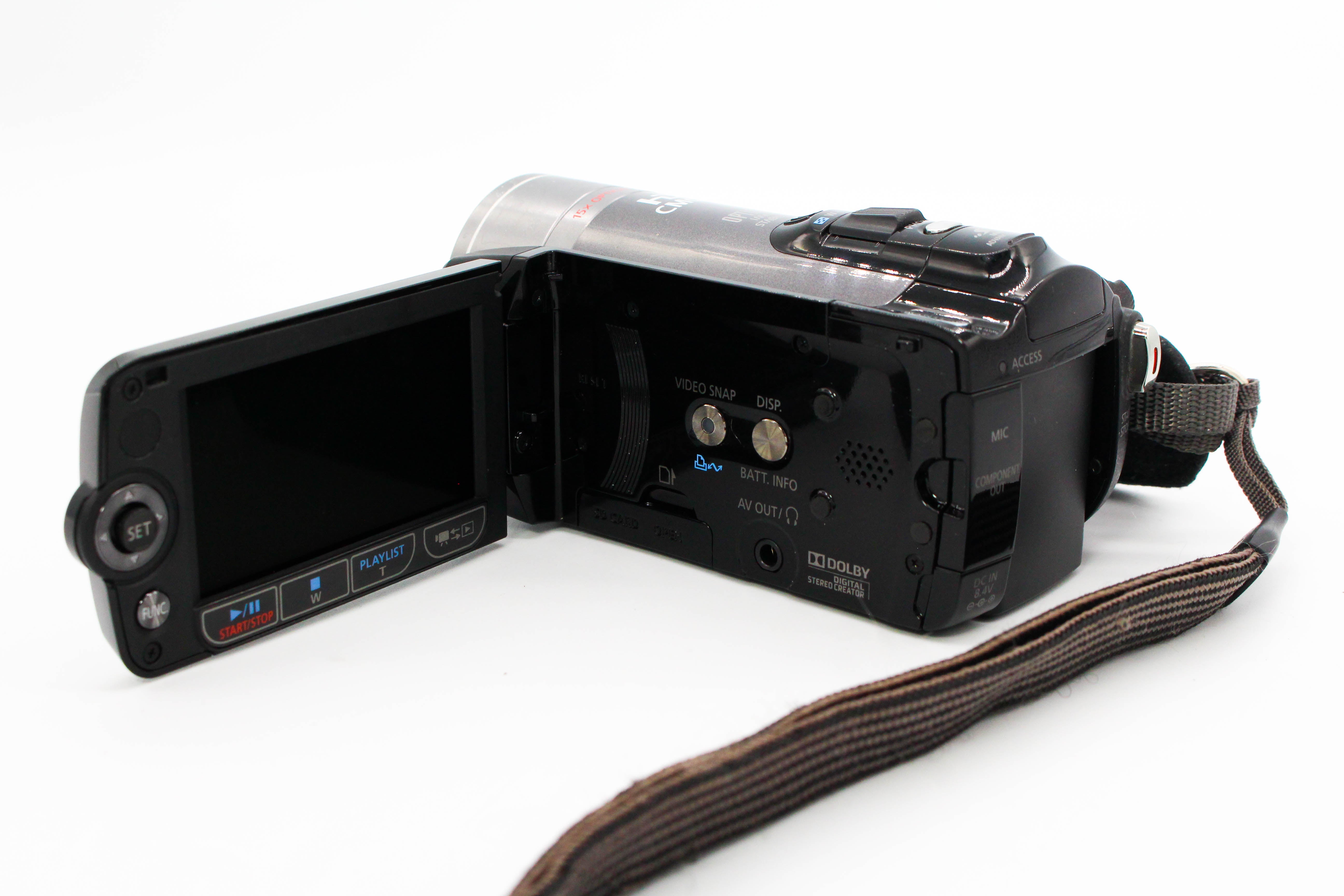 Canon Legria HF200E HD SD Card Digital Video Camera Camcorder - Tested Bundle Excellent