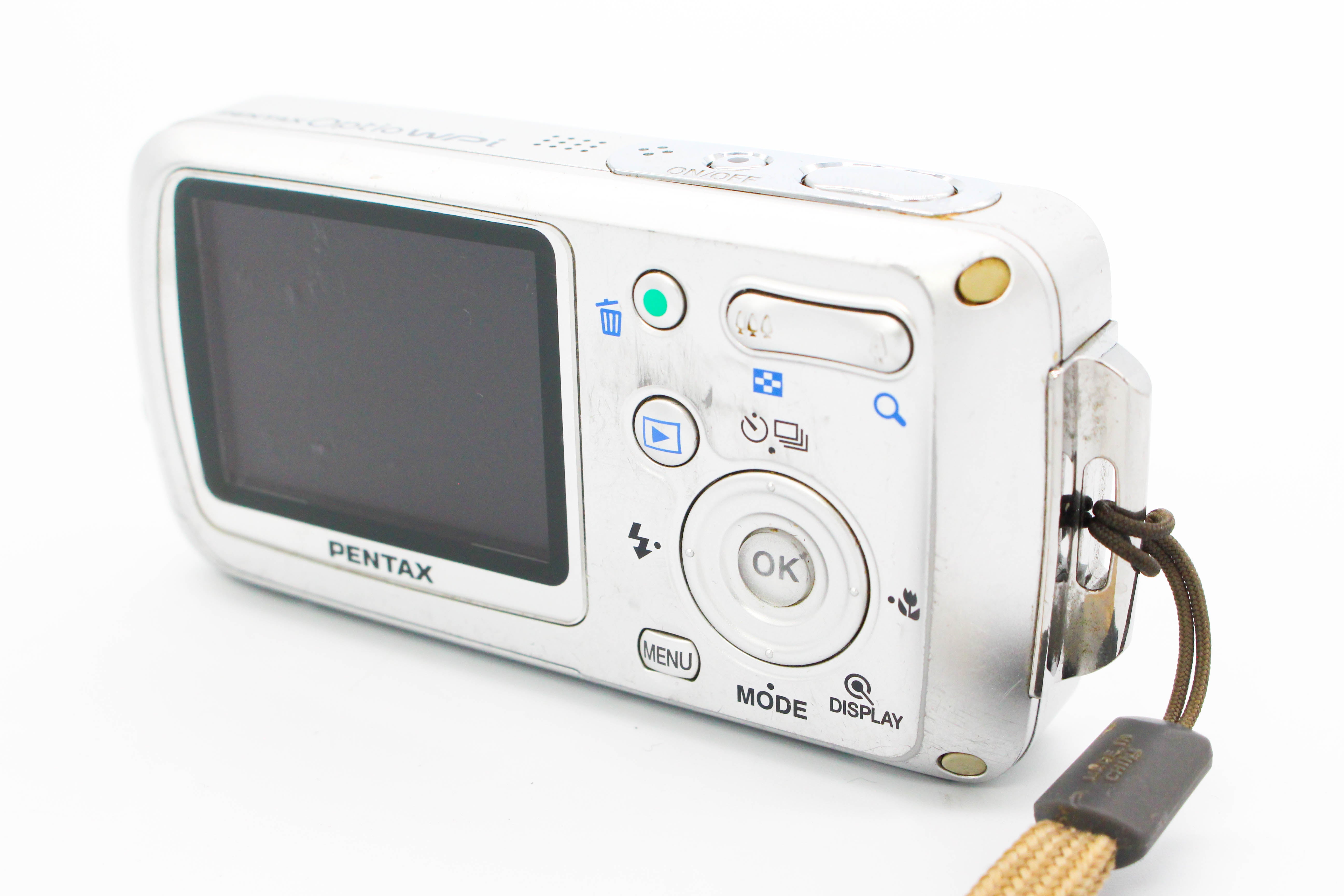 Pentax Optio WPi Digital Photo Video Retro Camera Digicam - Tested Bundle