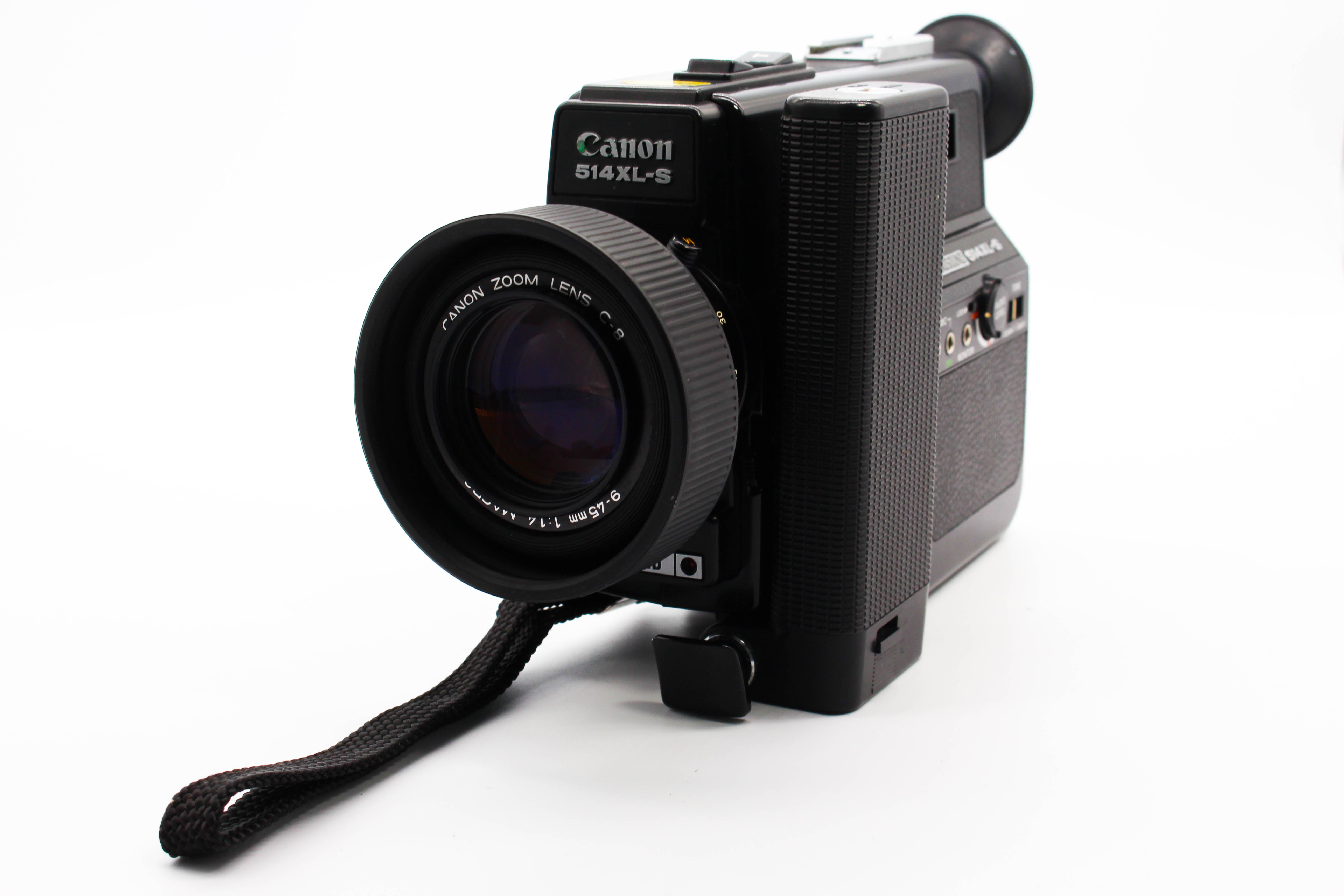 Canon Canosound 514XL-S Super 8 Vintage Cine Colour Film Movie Camera with 9-45mm f/1.4 Macro Canon Zoom Lens - Tested Bundle Excellent