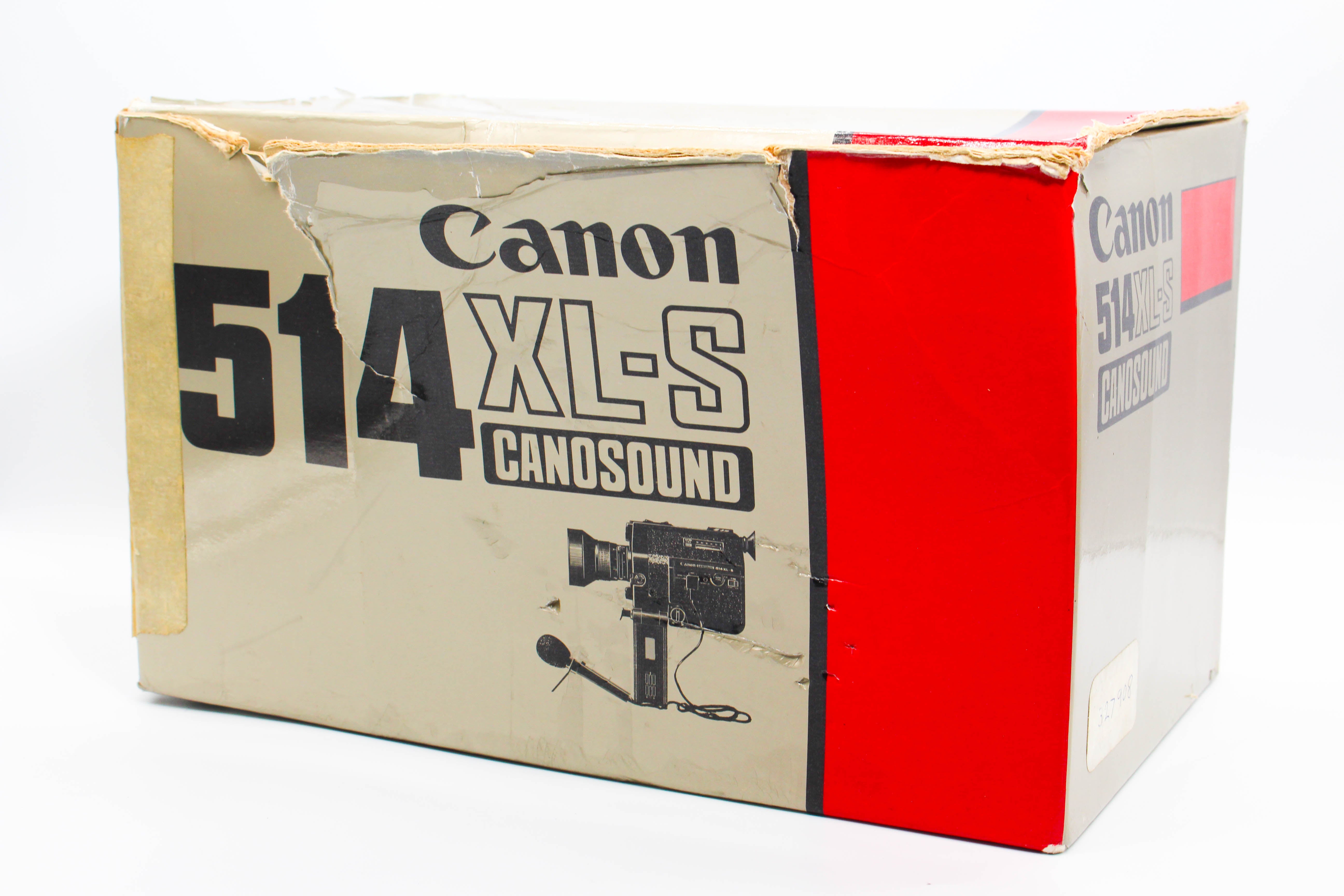 Canon Canosound 514XL-S Super 8 Vintage Cine Colour Film Movie Camera with 9-45mm f/1.4 Macro Canon Zoom Lens - Tested Bundle Excellent