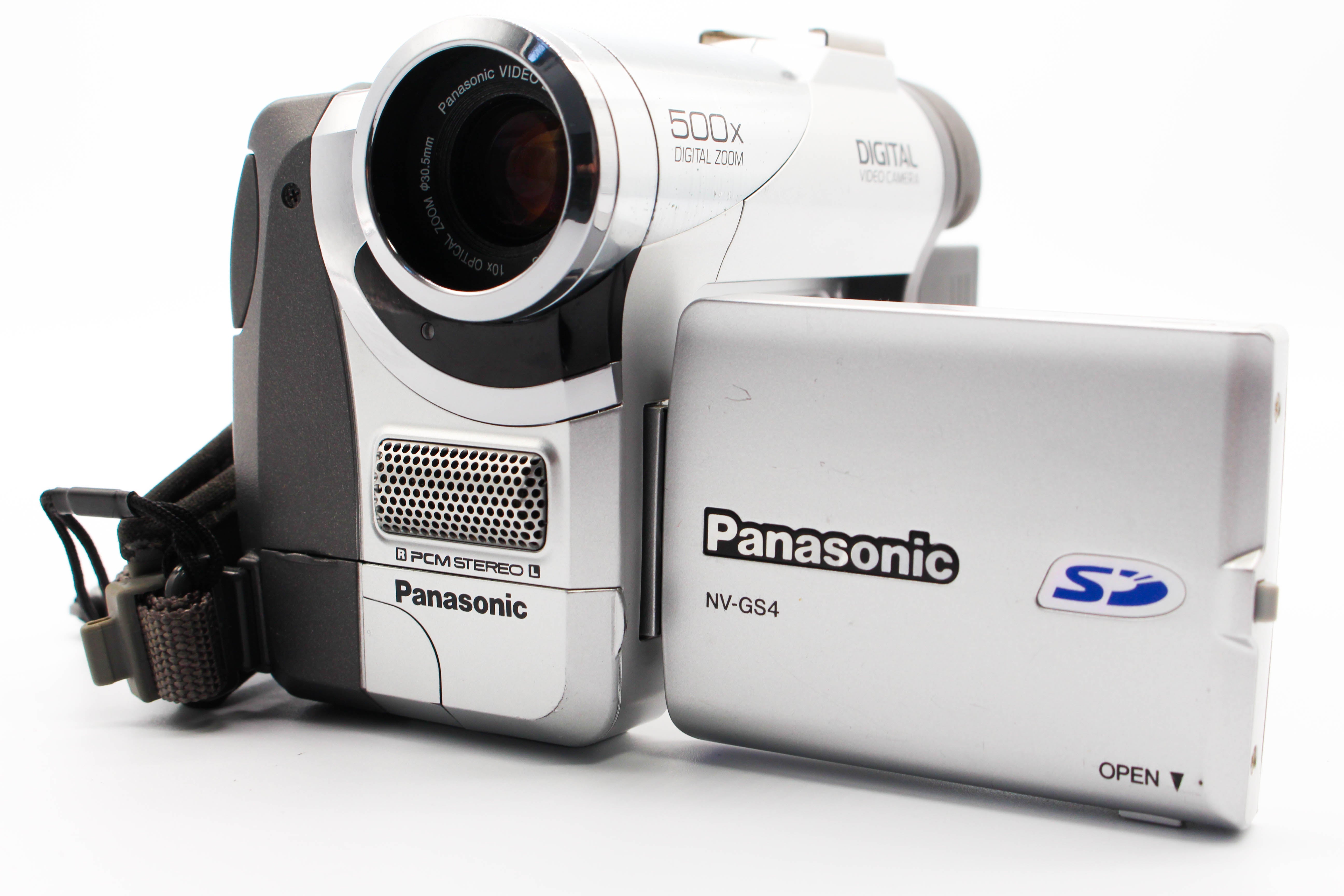 Panasonic NV-GS4B MiniDV Video Handycam Camcorder Camera (Read) - Tested Bundle
