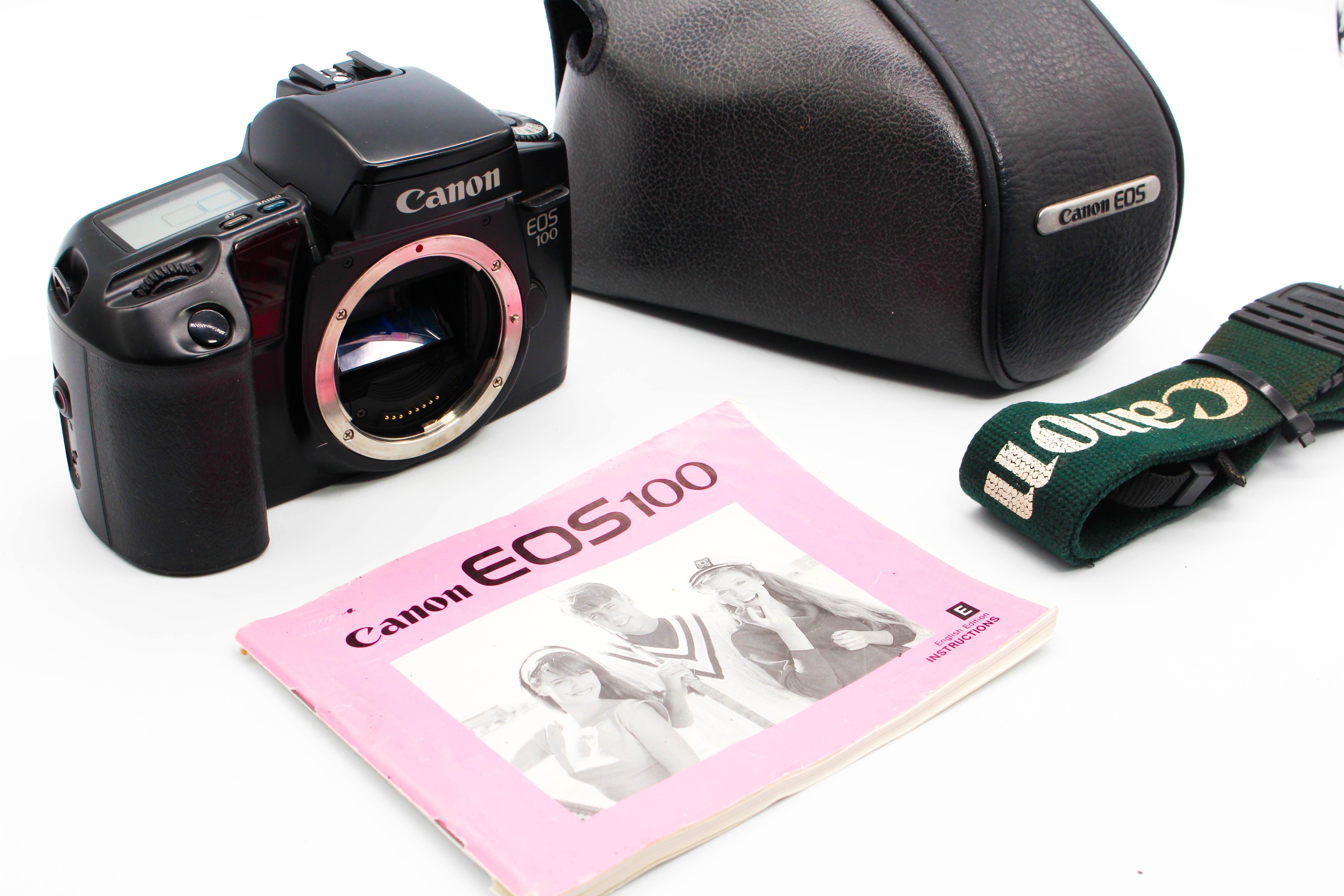 Canon EOS 100 SLR 35mm Film Camera Body Only - Tested Bundle Excellent