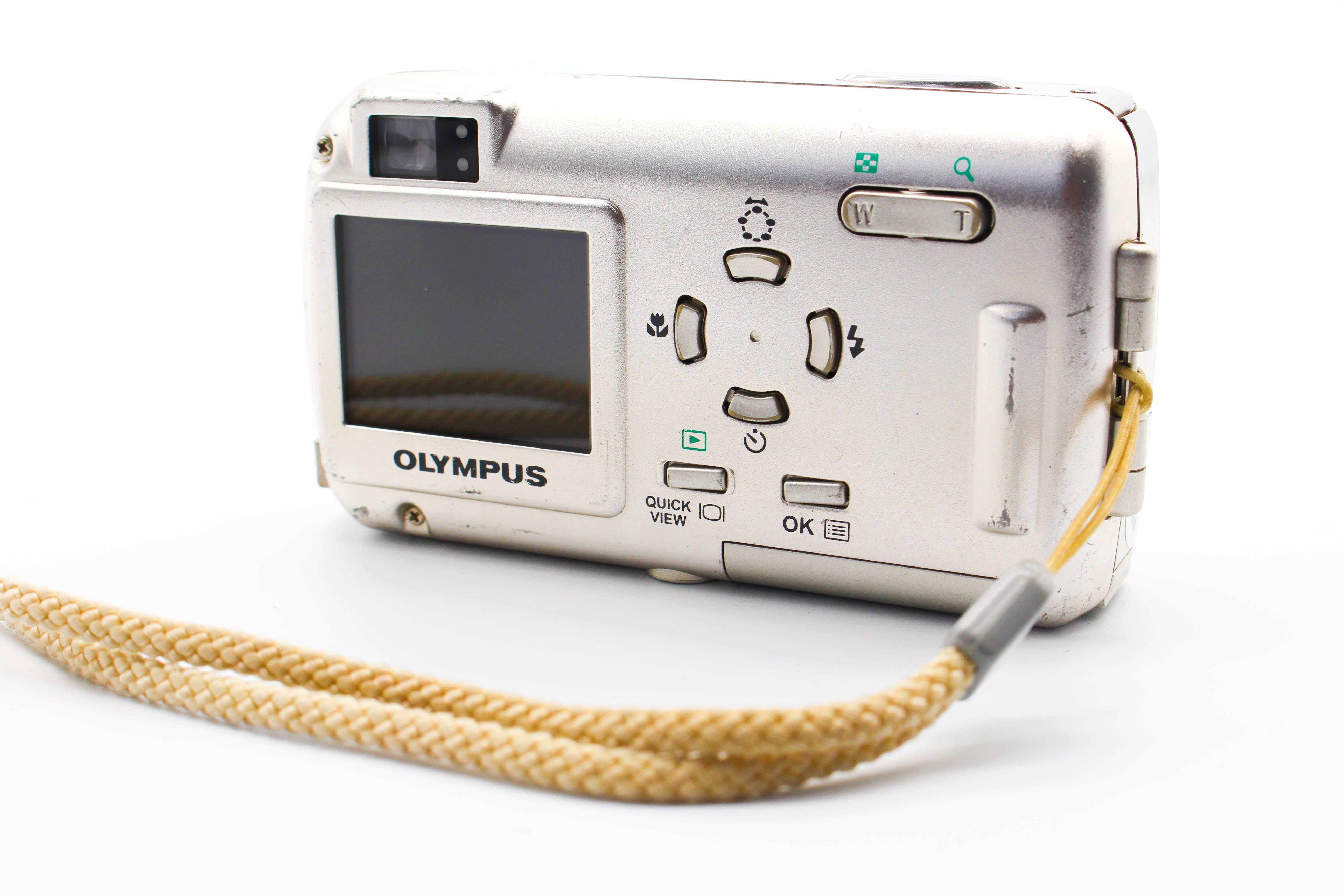 Olympus Camedia µ mju 400 Digital Retro Photo Digital Camera Digicam - Tested Bundle
