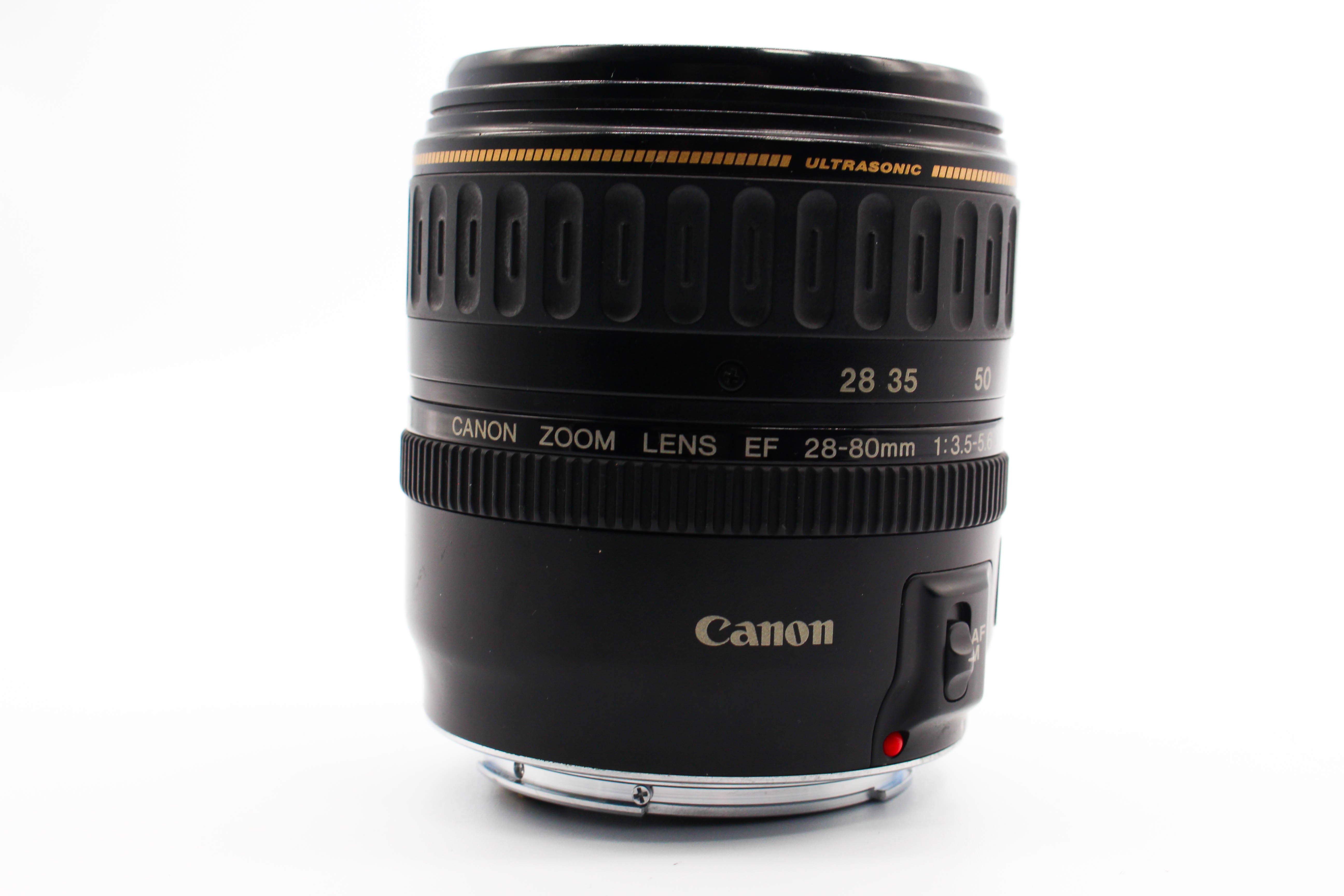 Canon EF 28-80mm f/3.5-5.6 EF Mount Auto Focus AF Ultrasonic Zoom Lens - Tested Excellent