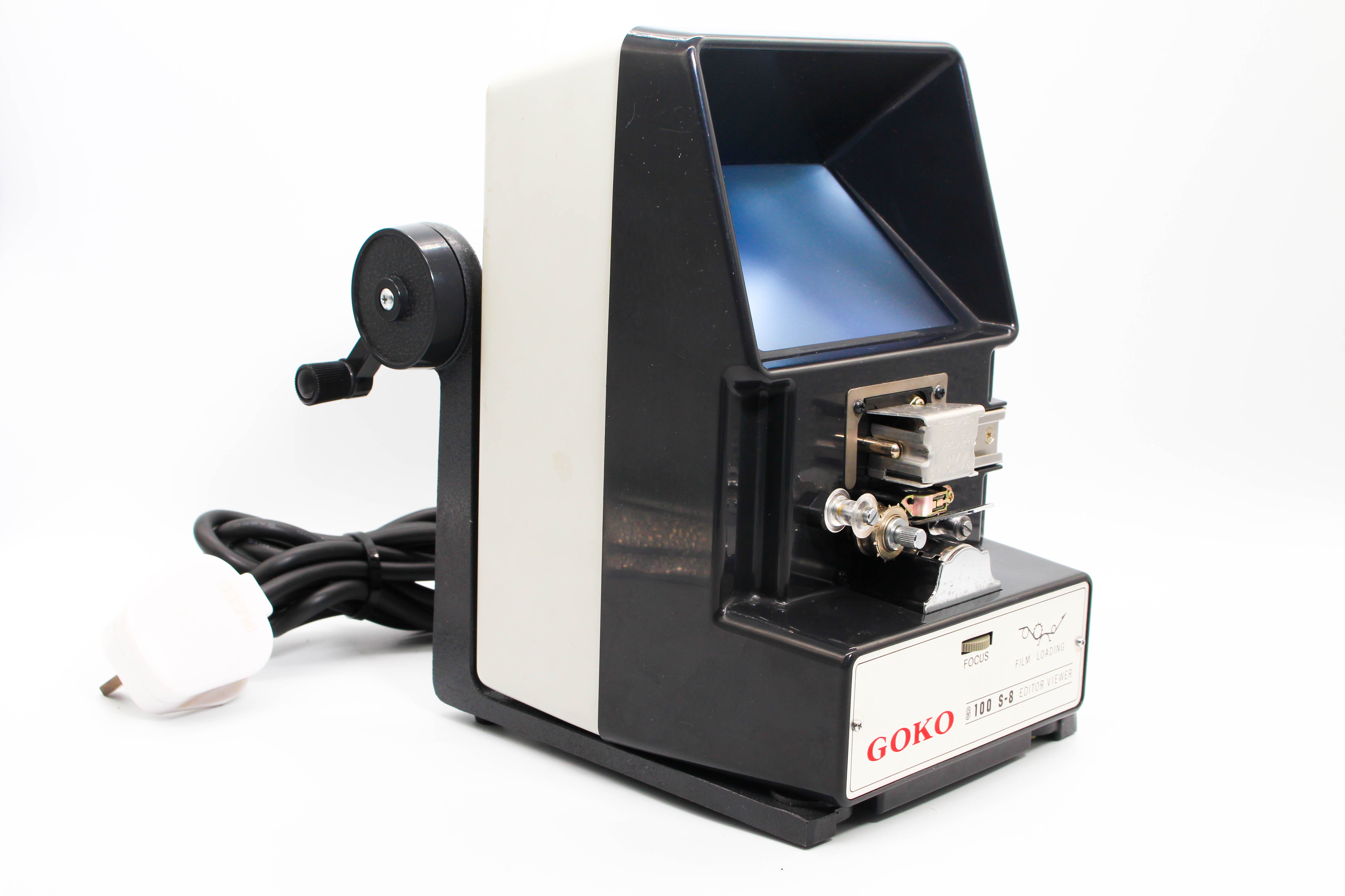 Goko G100 S-8 8mm Vintage Mechanical Film Editor Viewer - Tested Bundle