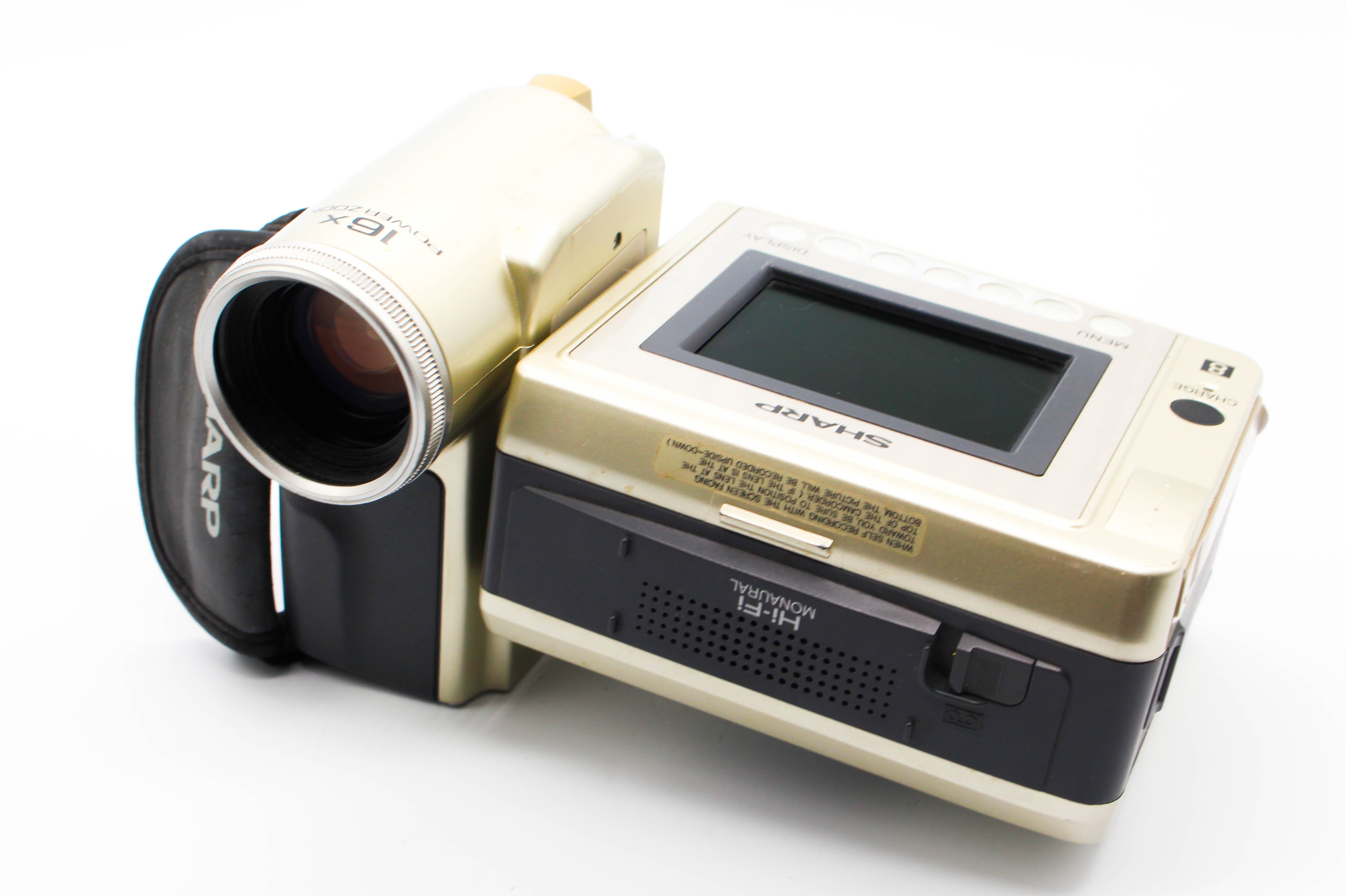 Sharp VL-A10H Video8 8mm Analog Video Handycam Camcorder Camera - Tested Bundle Excellent