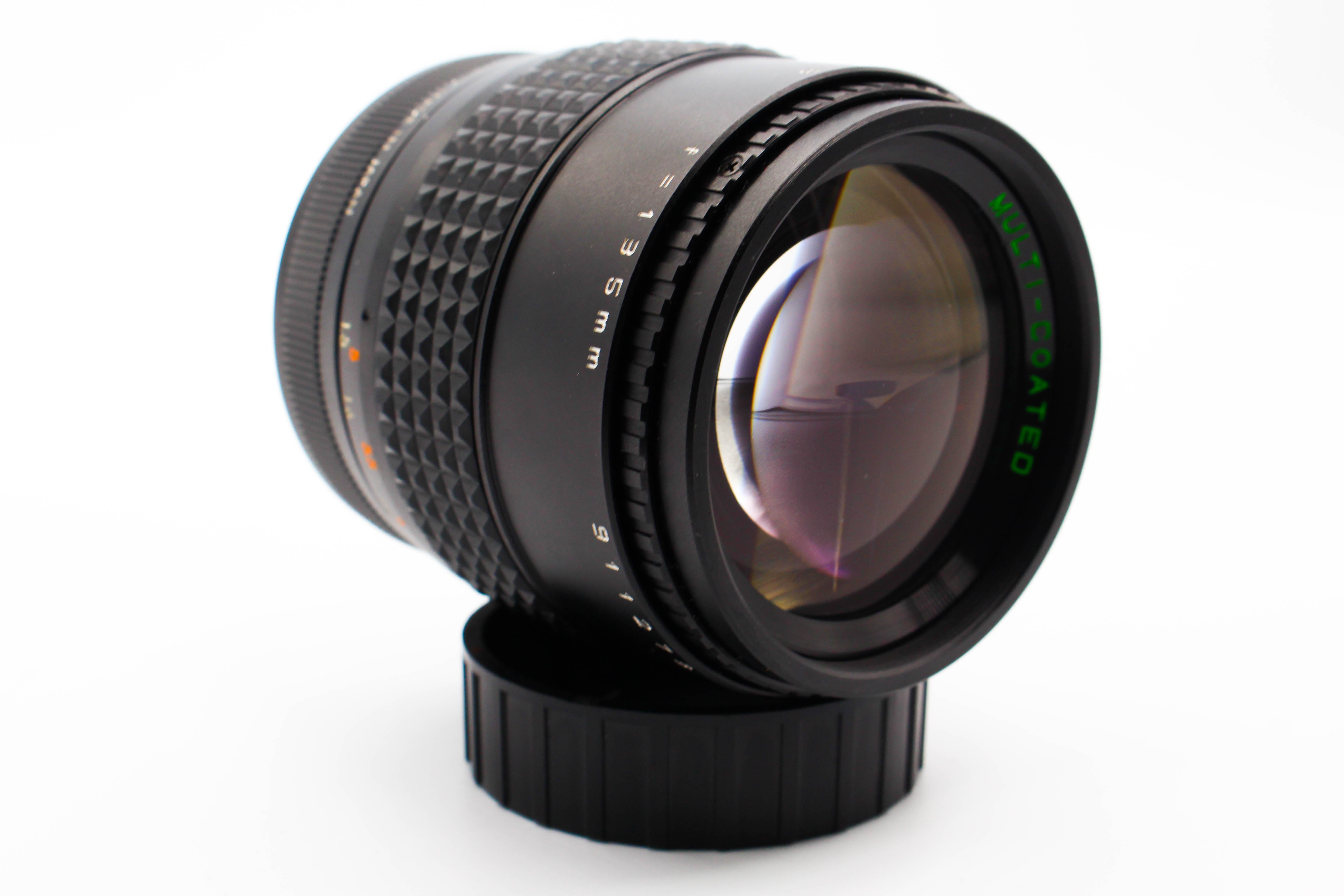 Makinon MC 135mm f/2.8 Pentax PK Mount Telephoto Lens 55mm Filter - Tested Excellent