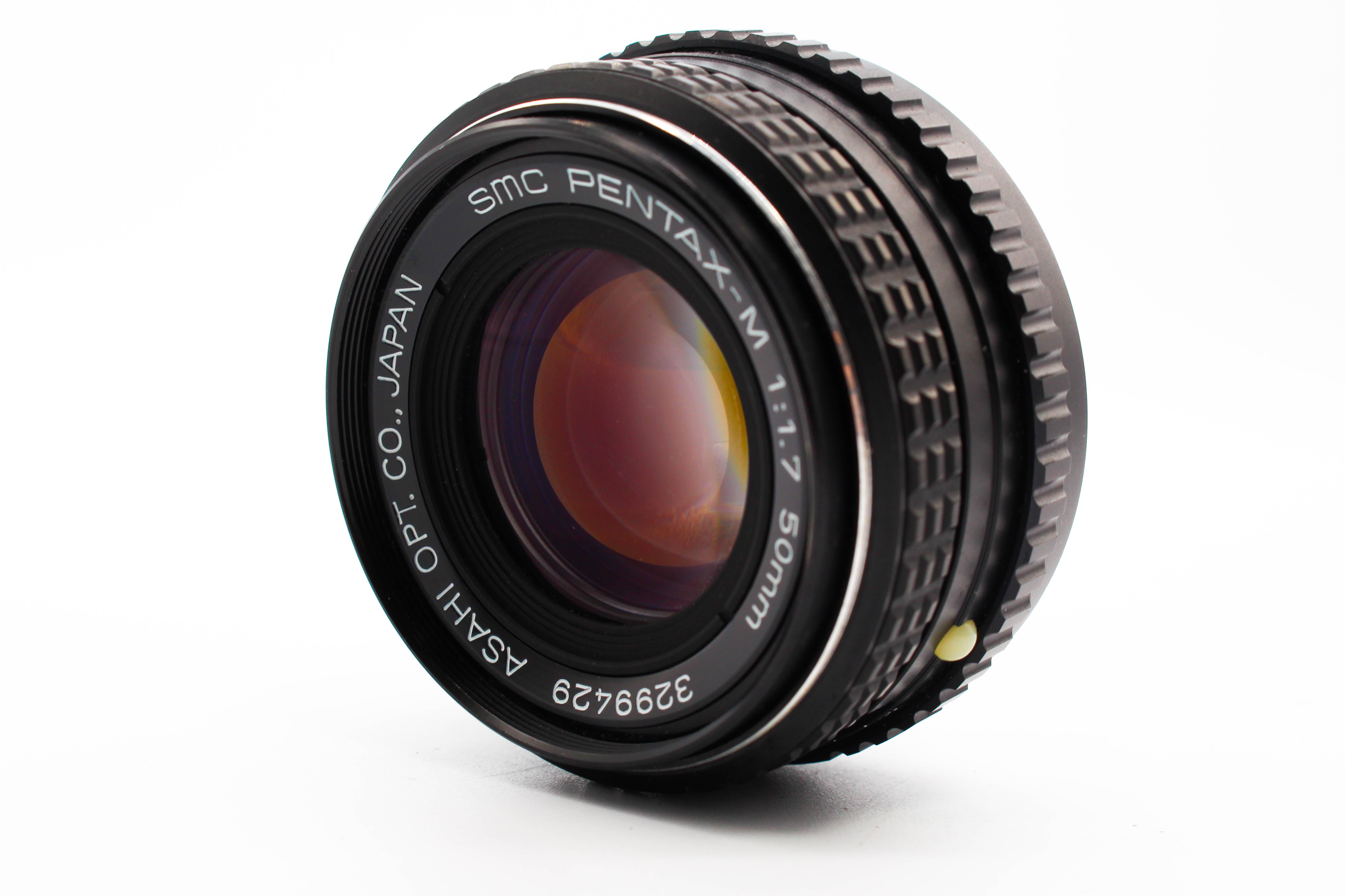 Pentax SMC Pentax-M 50mm f/1.7 PK Mount Prime Lens - Tested Excellent