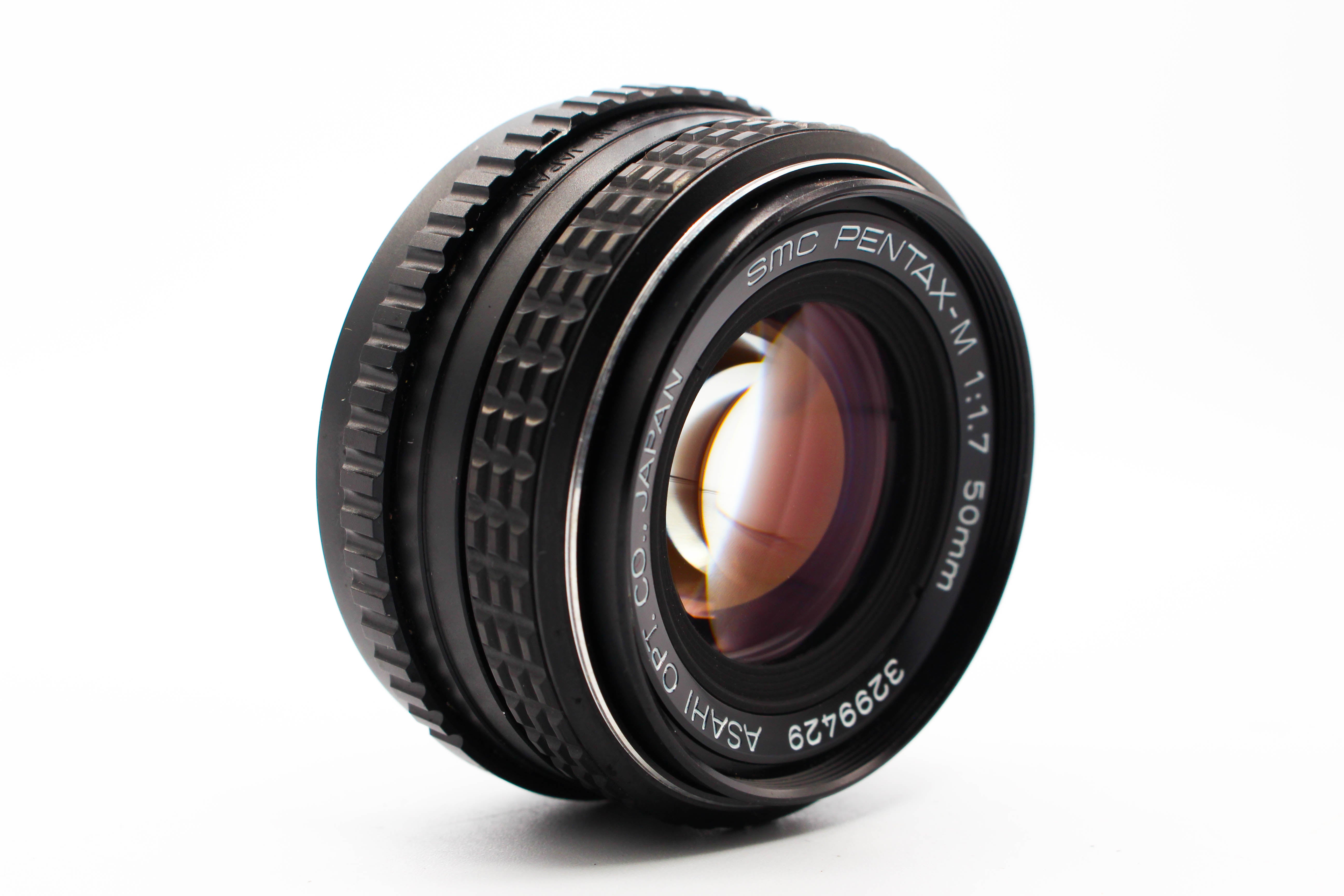 Pentax SMC Pentax-M 50mm f/1.7 PK Mount Prime Lens - Tested Excellent